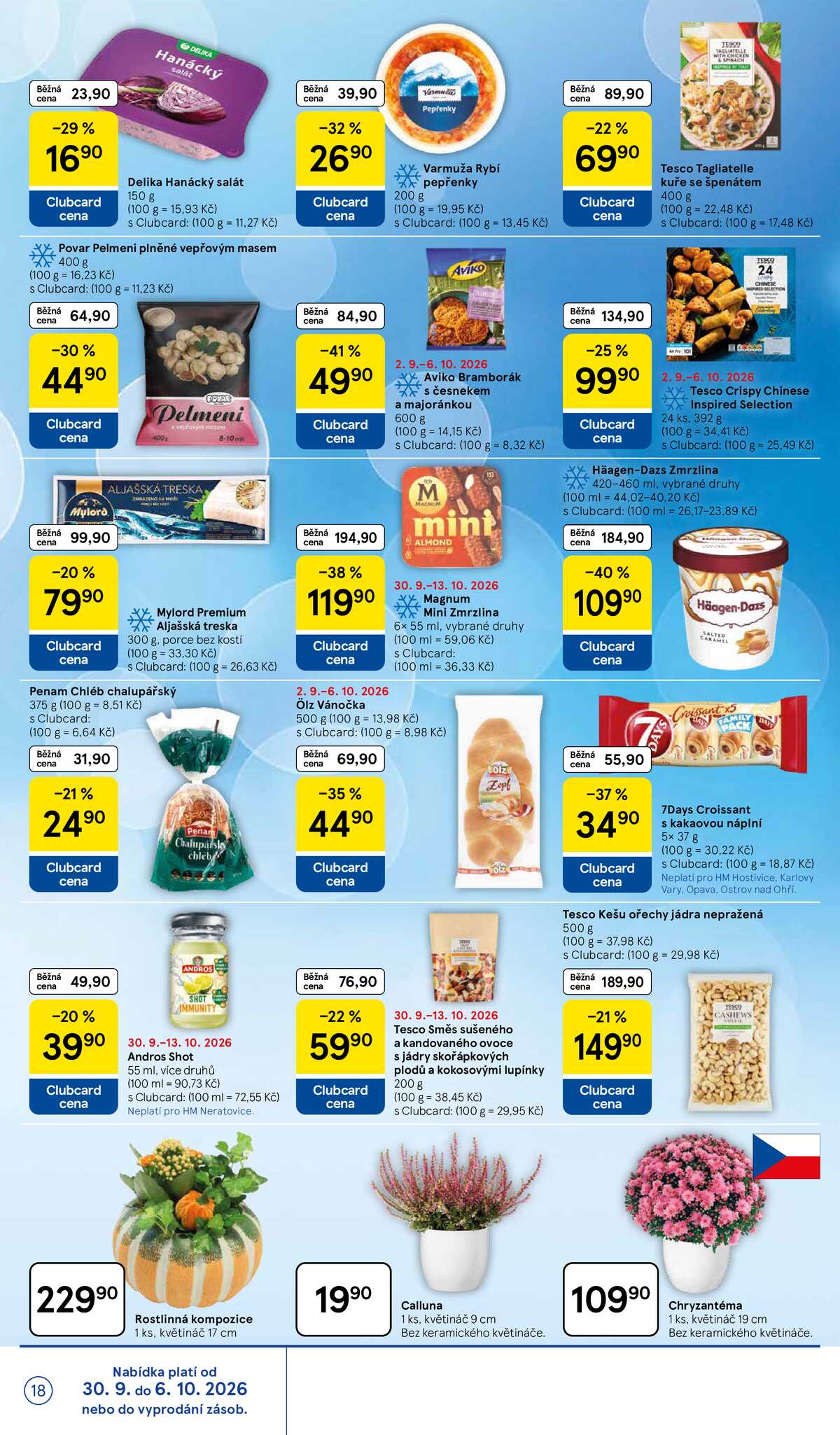 Tesco hypermarkety od 30.9. do 6.10.2026 strana 18
