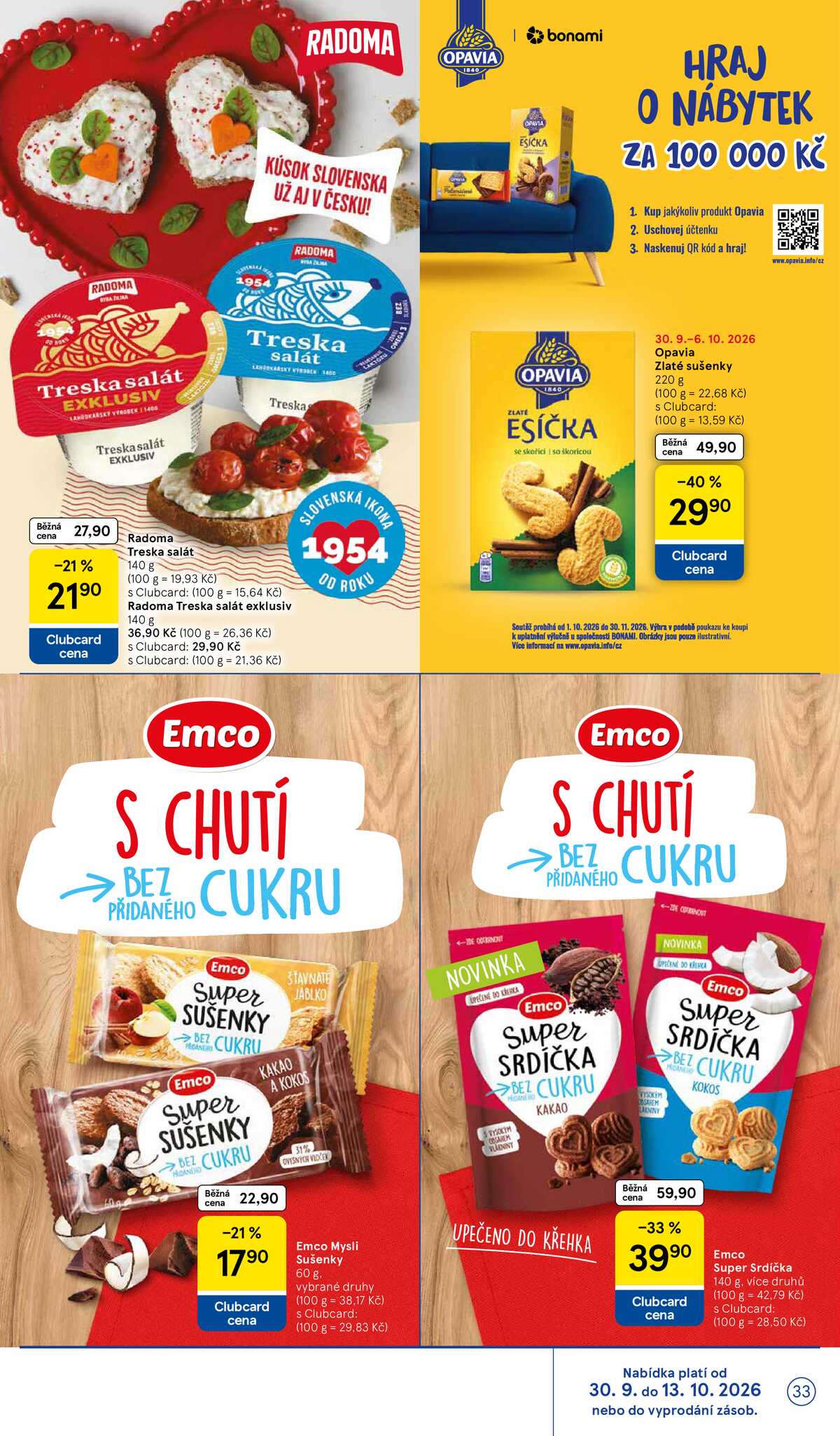 Tesco hypermarkety od 30.9. do 6.10.2026 strana 33
