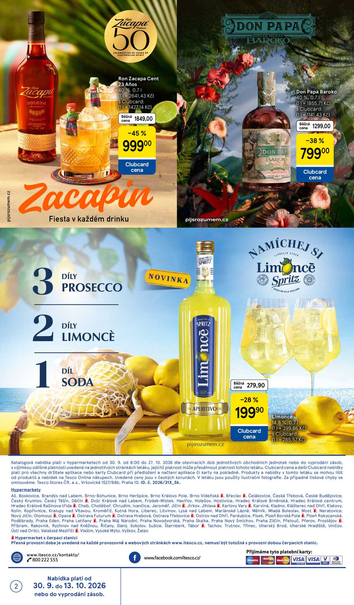 Tesco hypermarkety katalog Podzim od 30.9. do 27.10.2026 strana 2