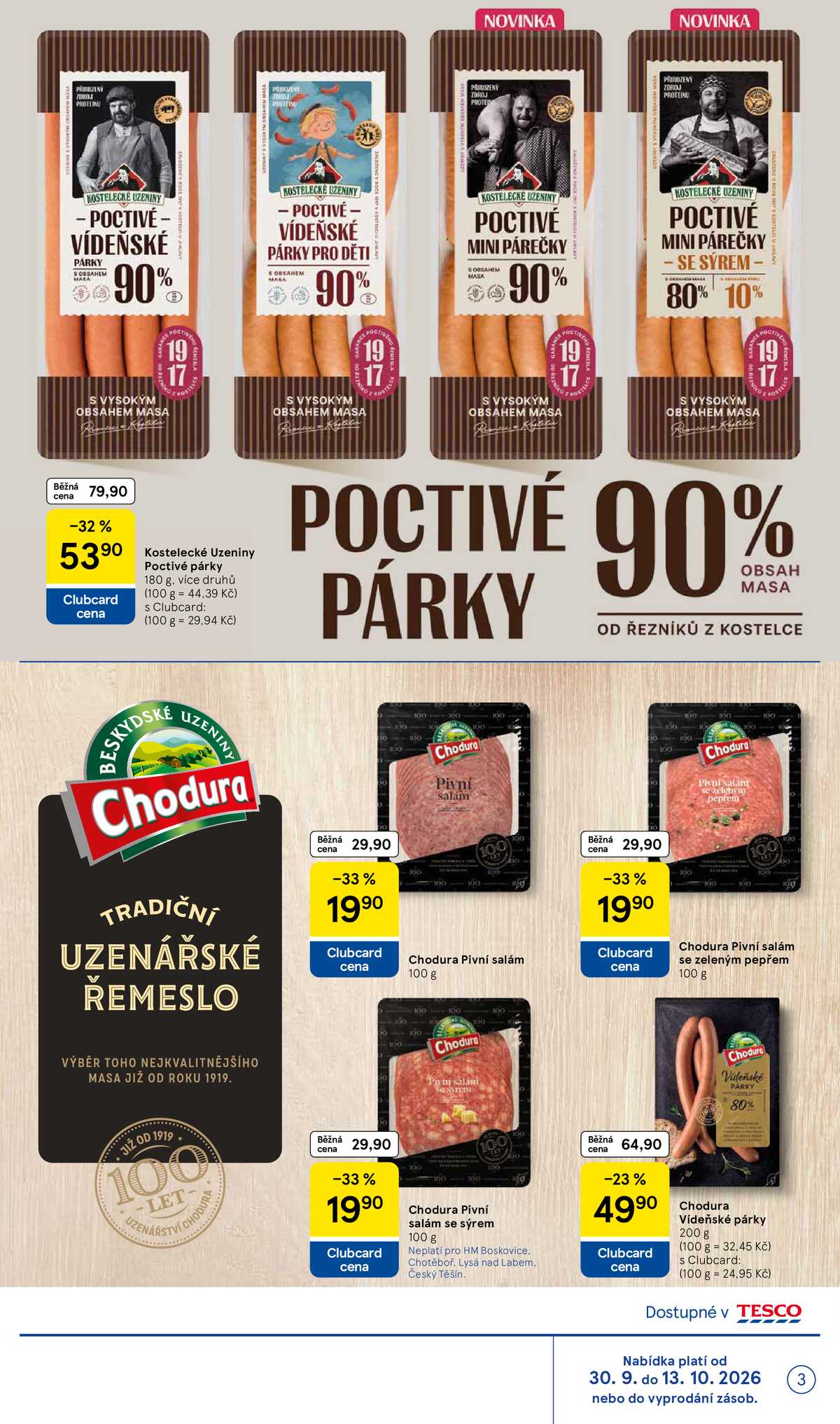Tesco hypermarkety katalog Podzim od 30.9. do 27.10.2026 strana 3