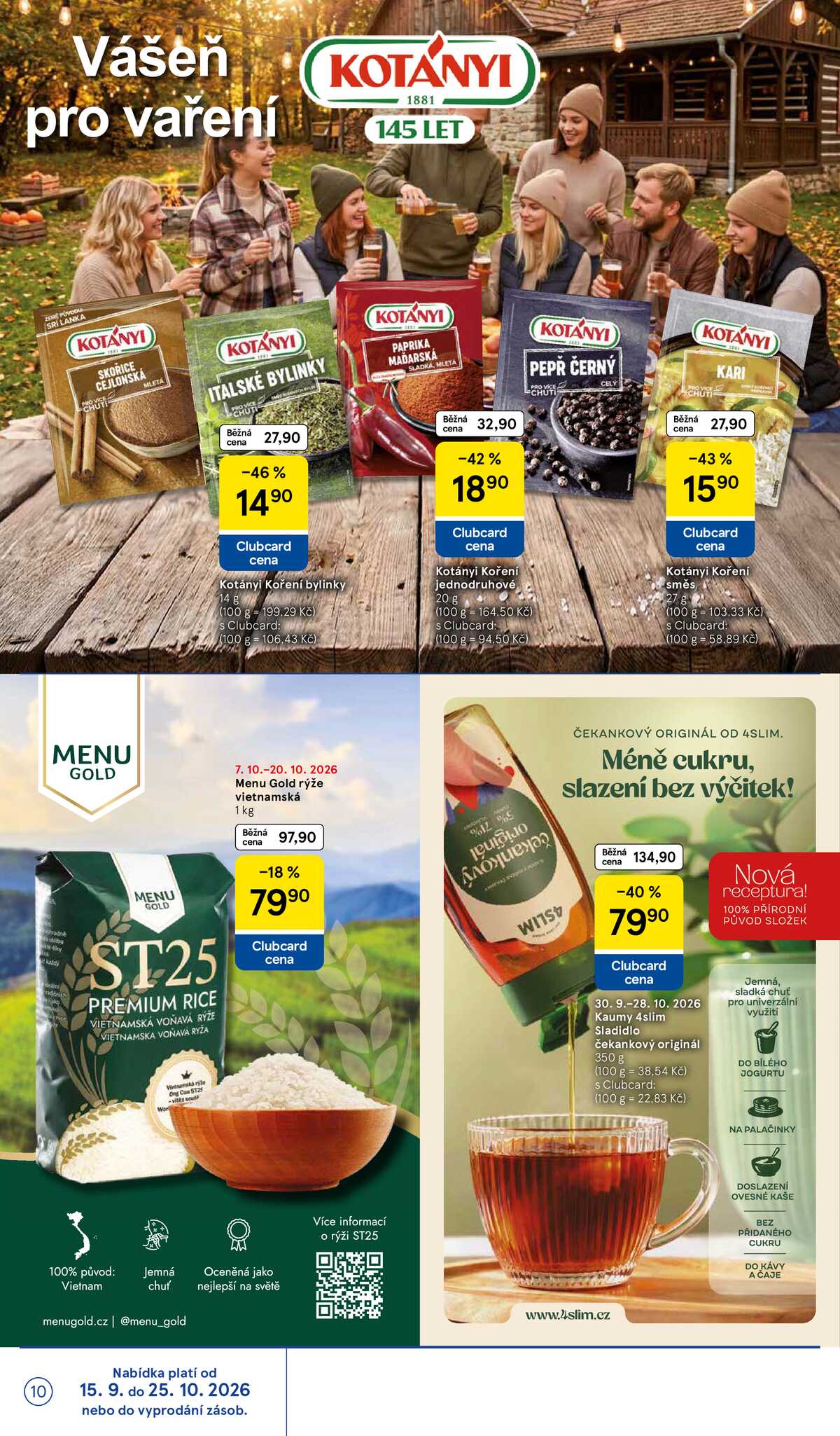 Tesco hypermarkety katalog Podzim od 30.9. do 27.10.2026 strana 10