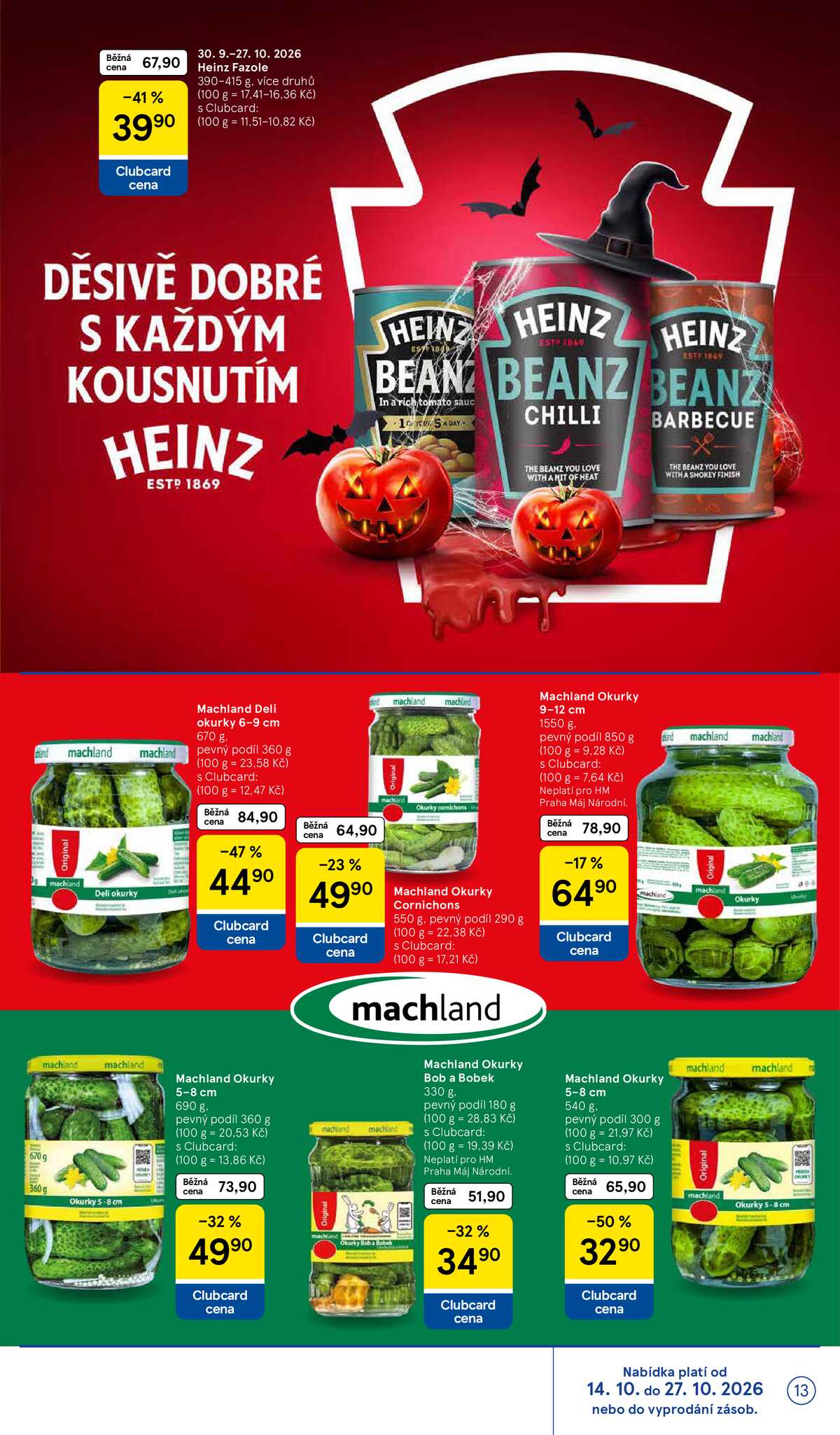 Tesco hypermarkety katalog Podzim od 30.9. do 27.10.2026 strana 13