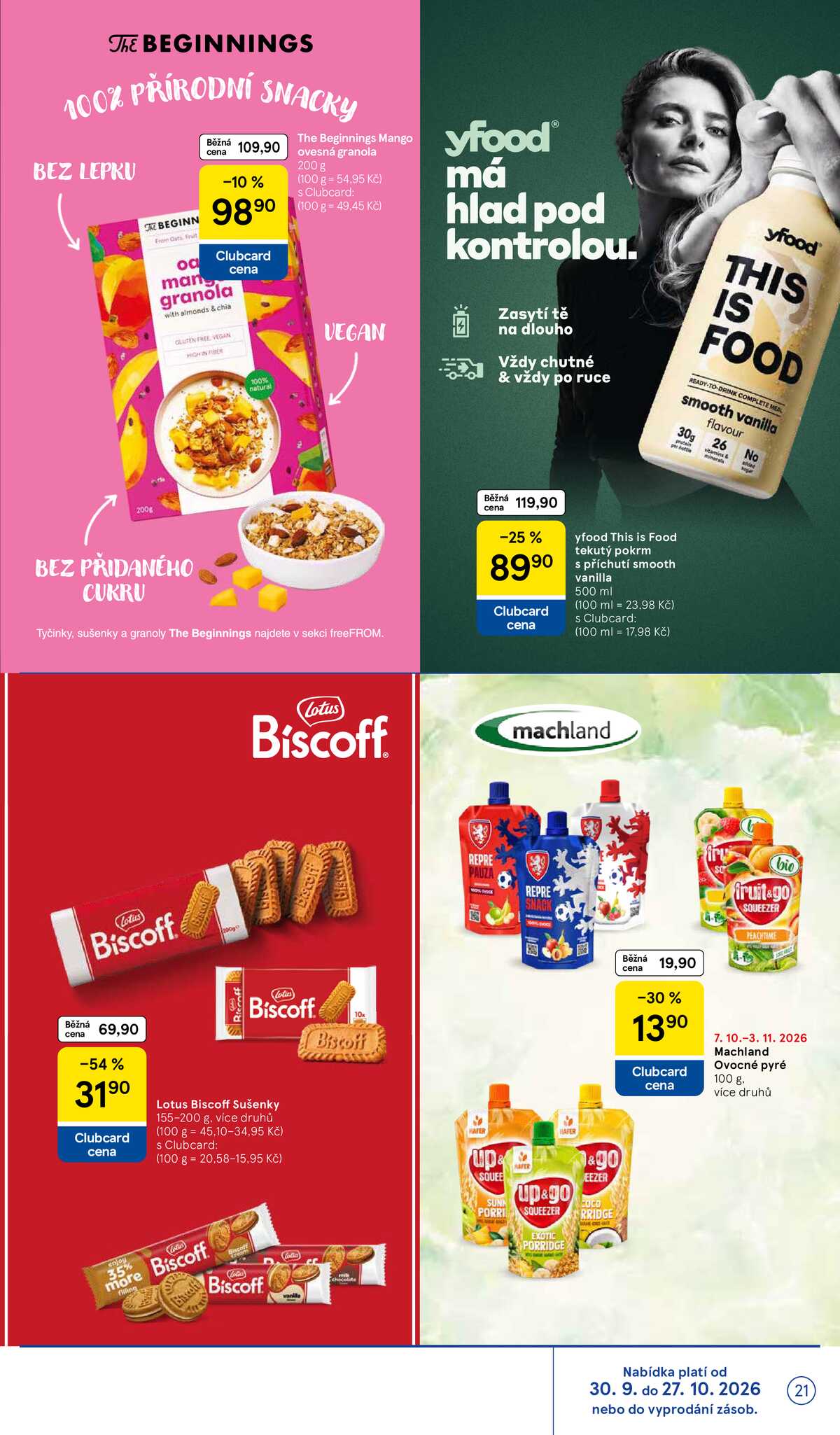 Tesco hypermarkety katalog Podzim od 30.9. do 27.10.2026 strana 21