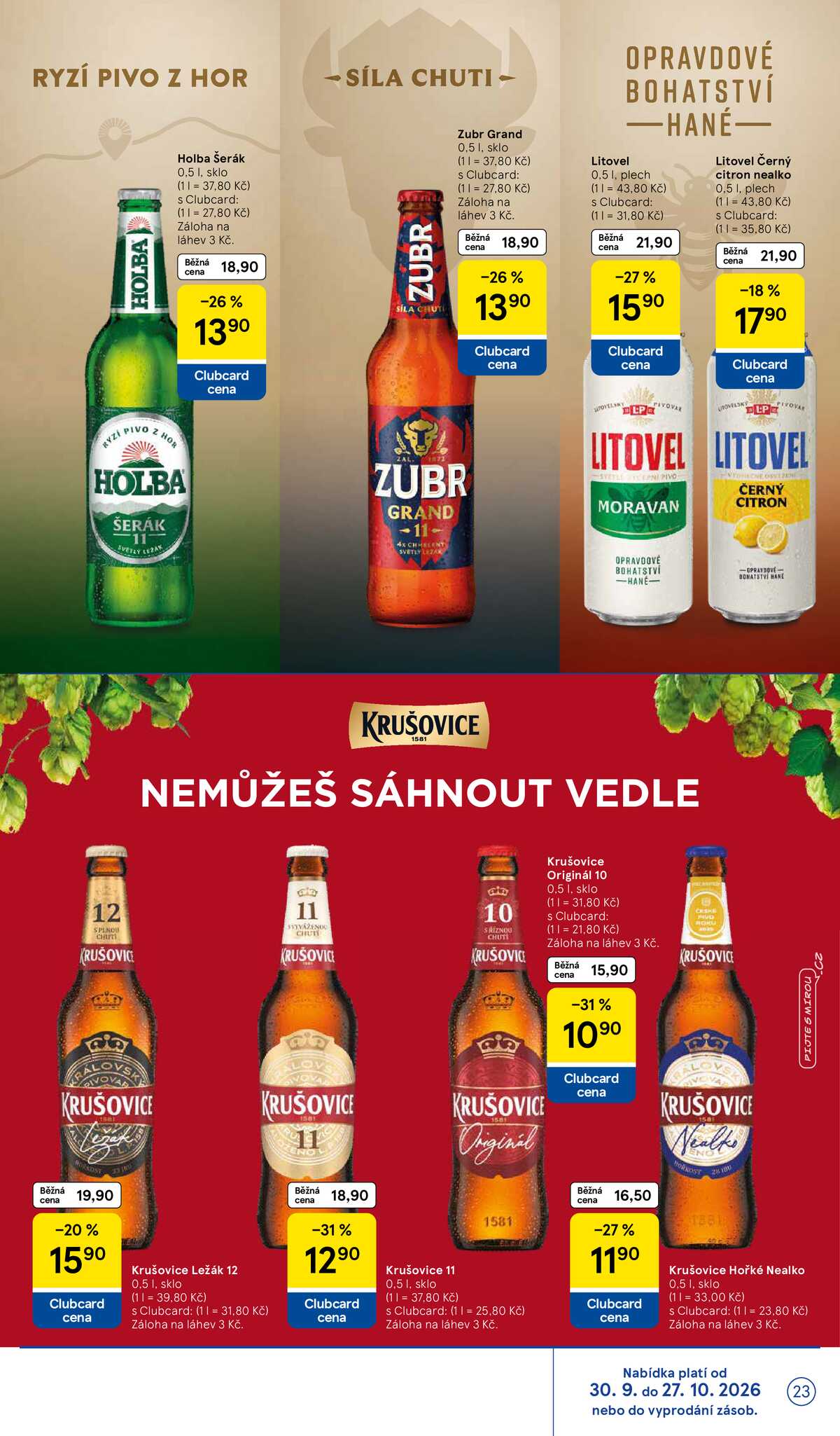 Tesco hypermarkety katalog Podzim od 30.9. do 27.10.2026 strana 23