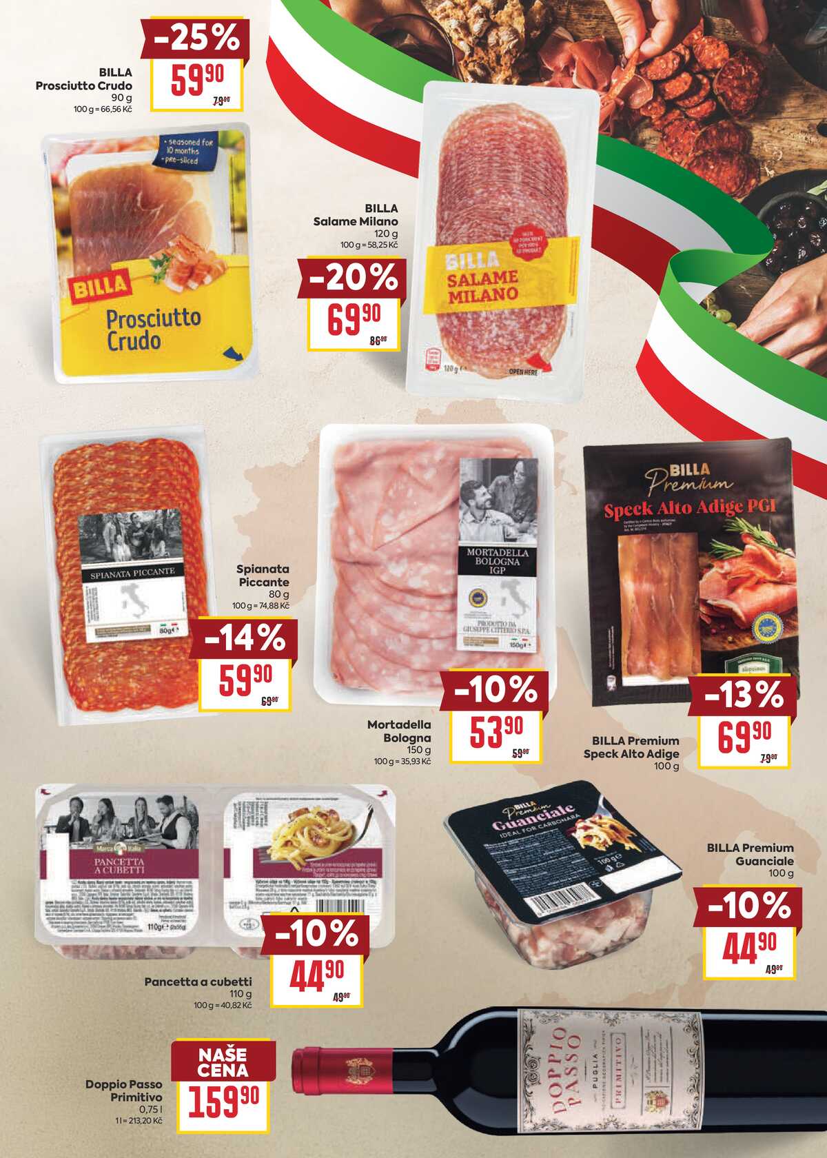 BILLA katalog Itálie od 30.9. do 20.10.2026 strana 3