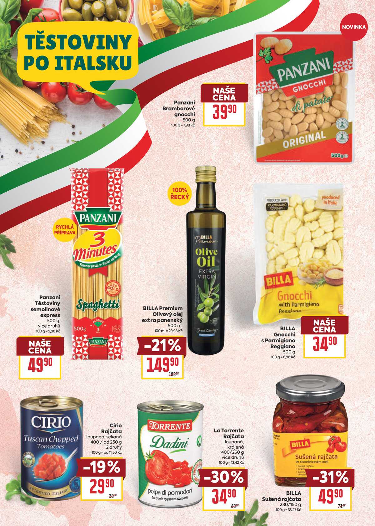 BILLA katalog Itálie od 30.9. do 20.10.2026 strana 6
