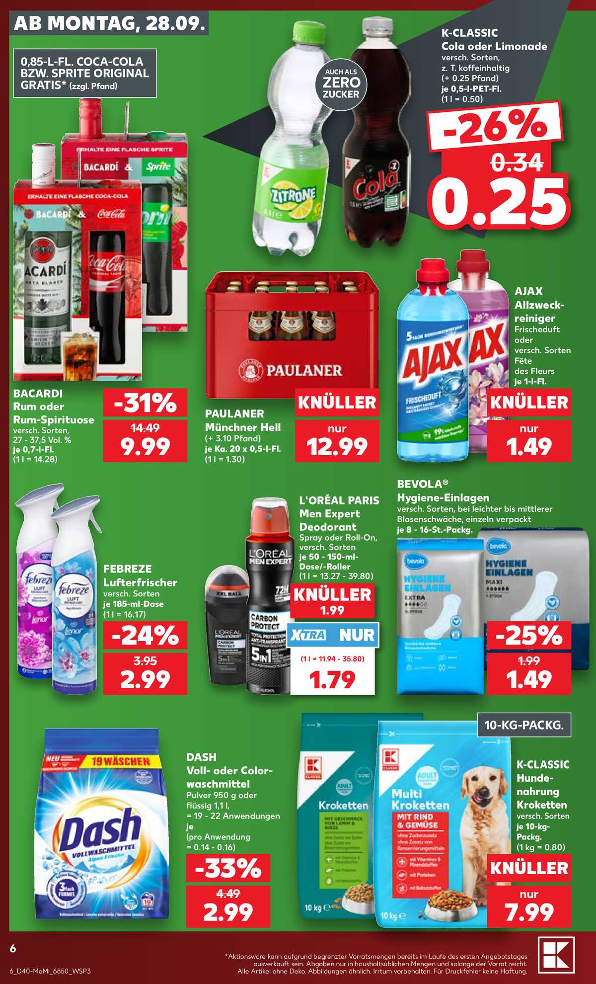 Leták Kaufland Německo 28.9.-30.9.2026 strana 6