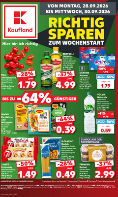 Leták Kaufland Německo 28.9.-30.9.2026