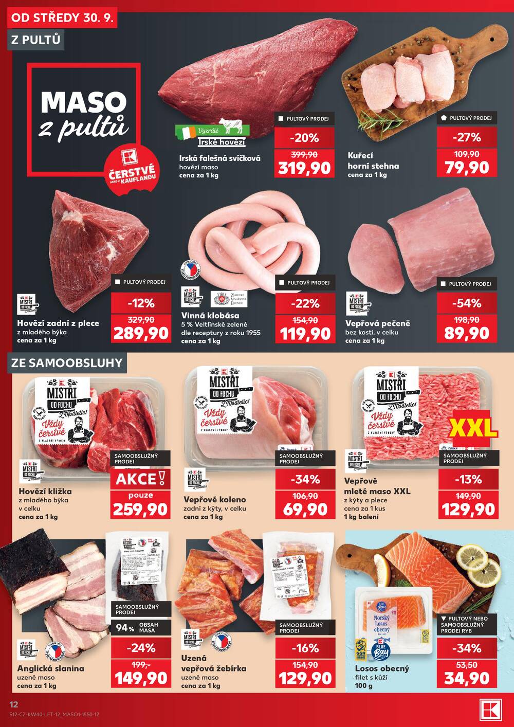 Leták Kaufland - Kaufland 30.9. - 6.10. - Kaufland - Domažlice - strana 12 Leták Kaufland - Kaufland 30.9. - 6.10. - Kaufland - Domažlice - strana 12