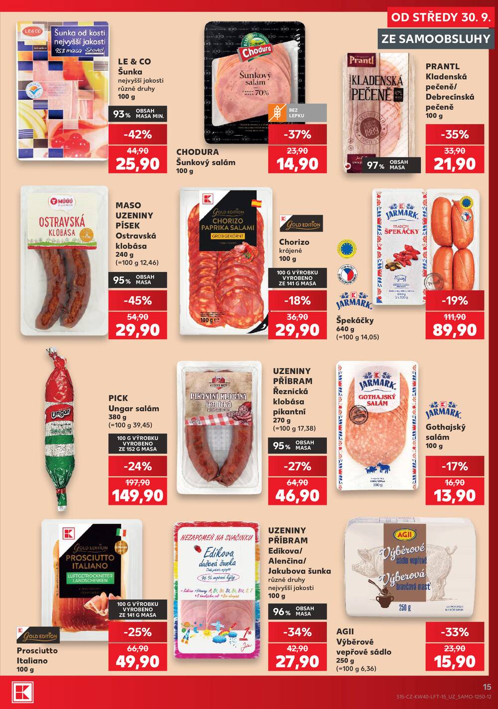 Kaufland 30.9. - 6.10. - Kaufland - Praha 4 (Michle)