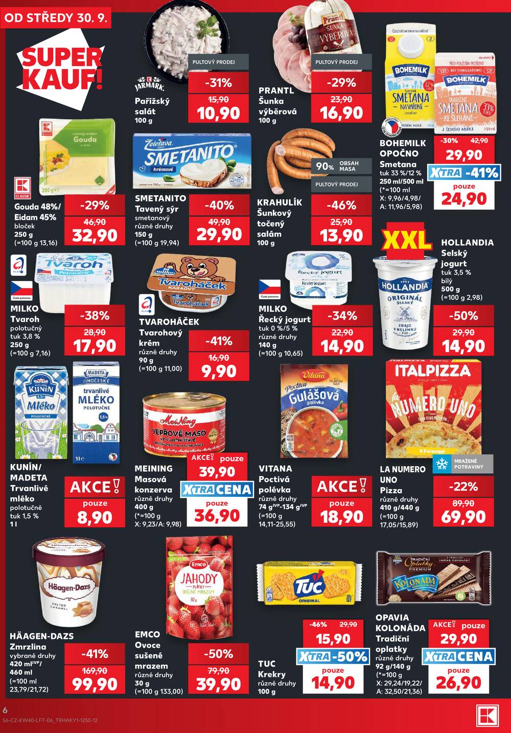 Leták Kaufland - Kaufland 30.9. - 6.10. - Kaufland - Praha 8 (Libeň) - strana 6