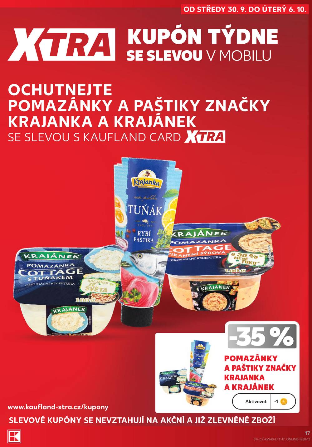 Kaufland 30.9. - 6.10. - Kaufland - Benešov