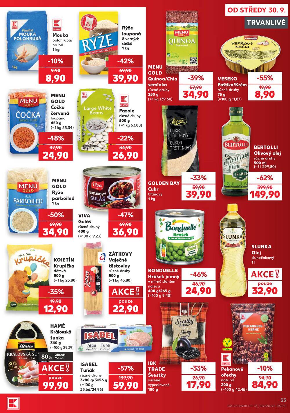 Kaufland 30.9. - 6.10. - Kaufland - Hradec Králové