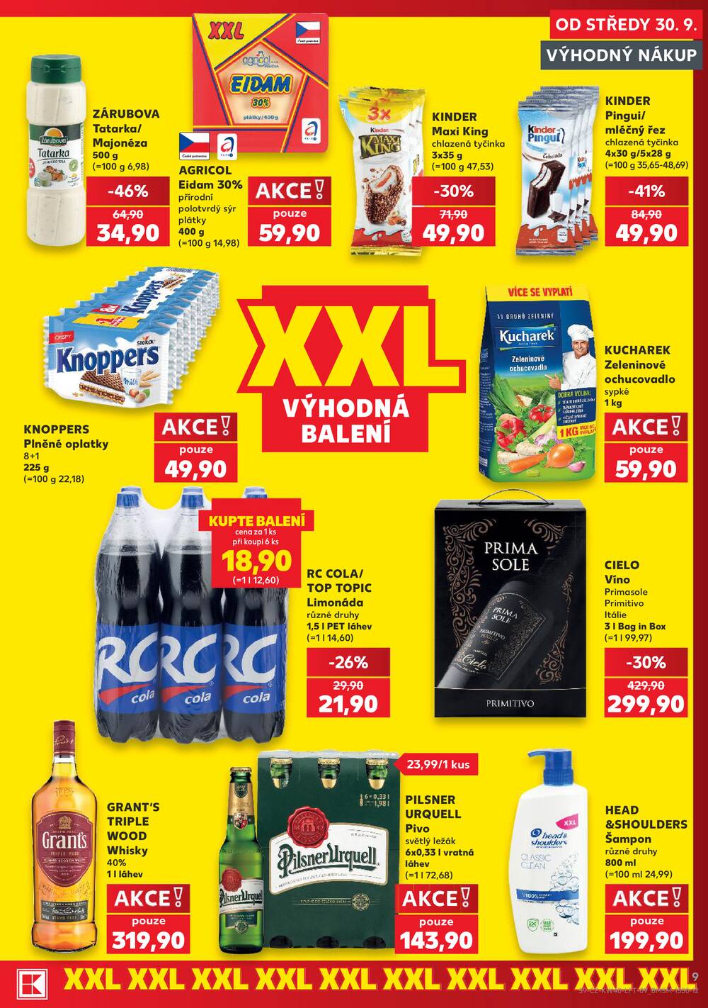 Kaufland 30.9. - 6.10. - Kaufland - Třebíč Horka-Domky