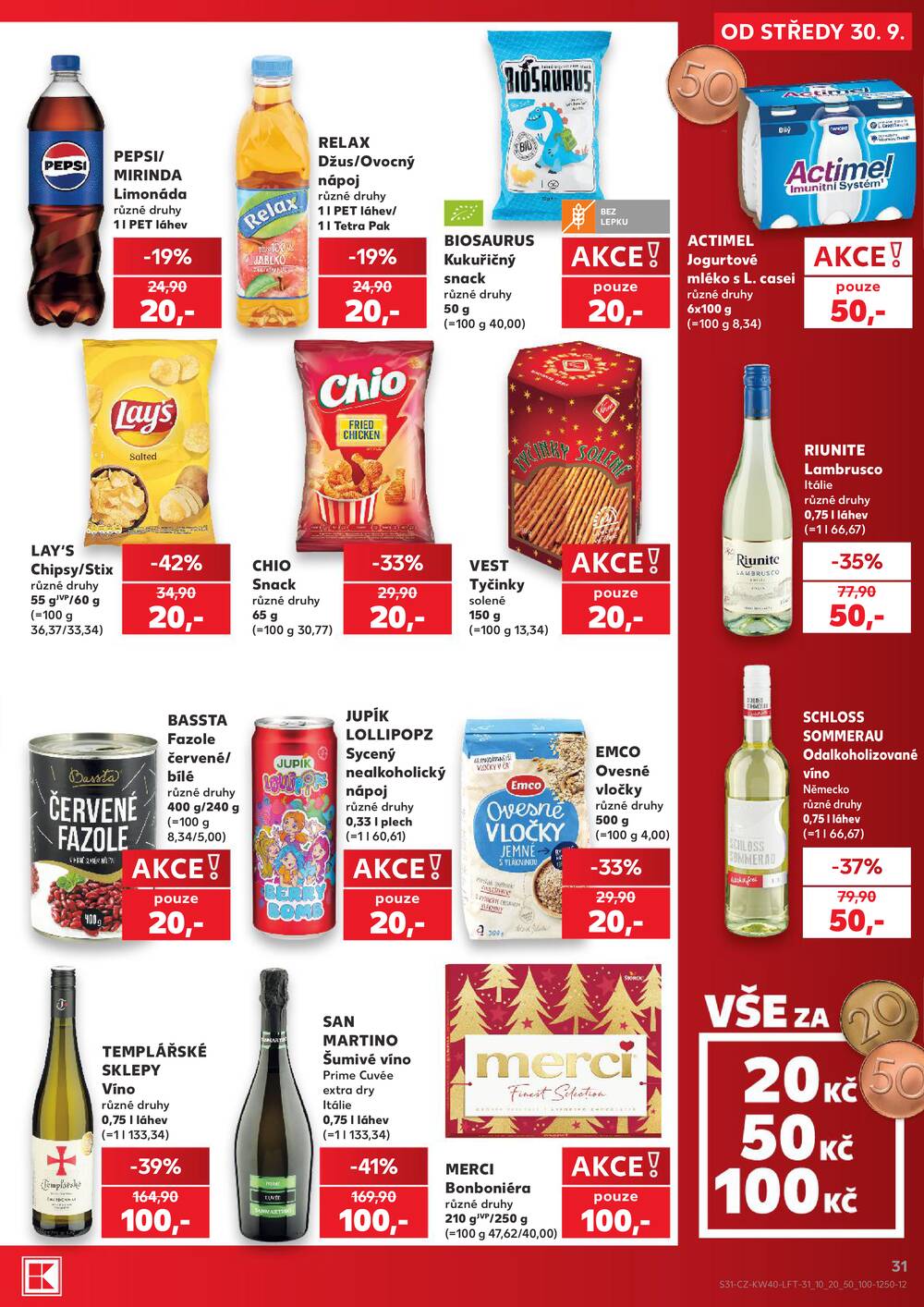 Kaufland 30.9. - 6.10. - Kaufland - Třebíč Horka-Domky
