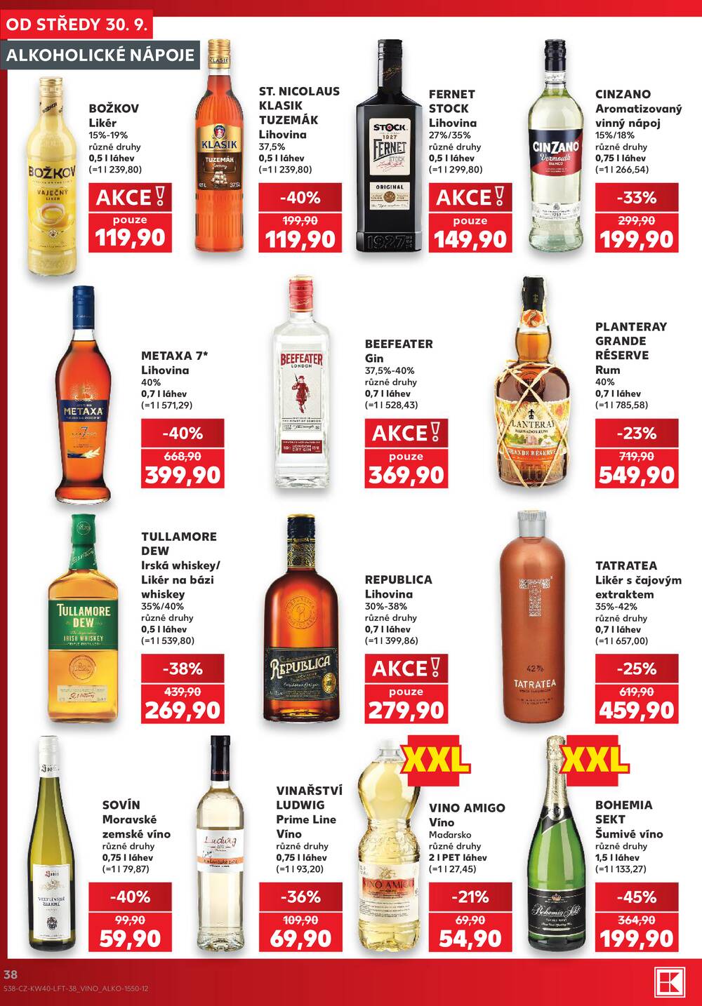 Kaufland 30.9. - 6.10. - Kaufland - Třebíč Horka-Domky