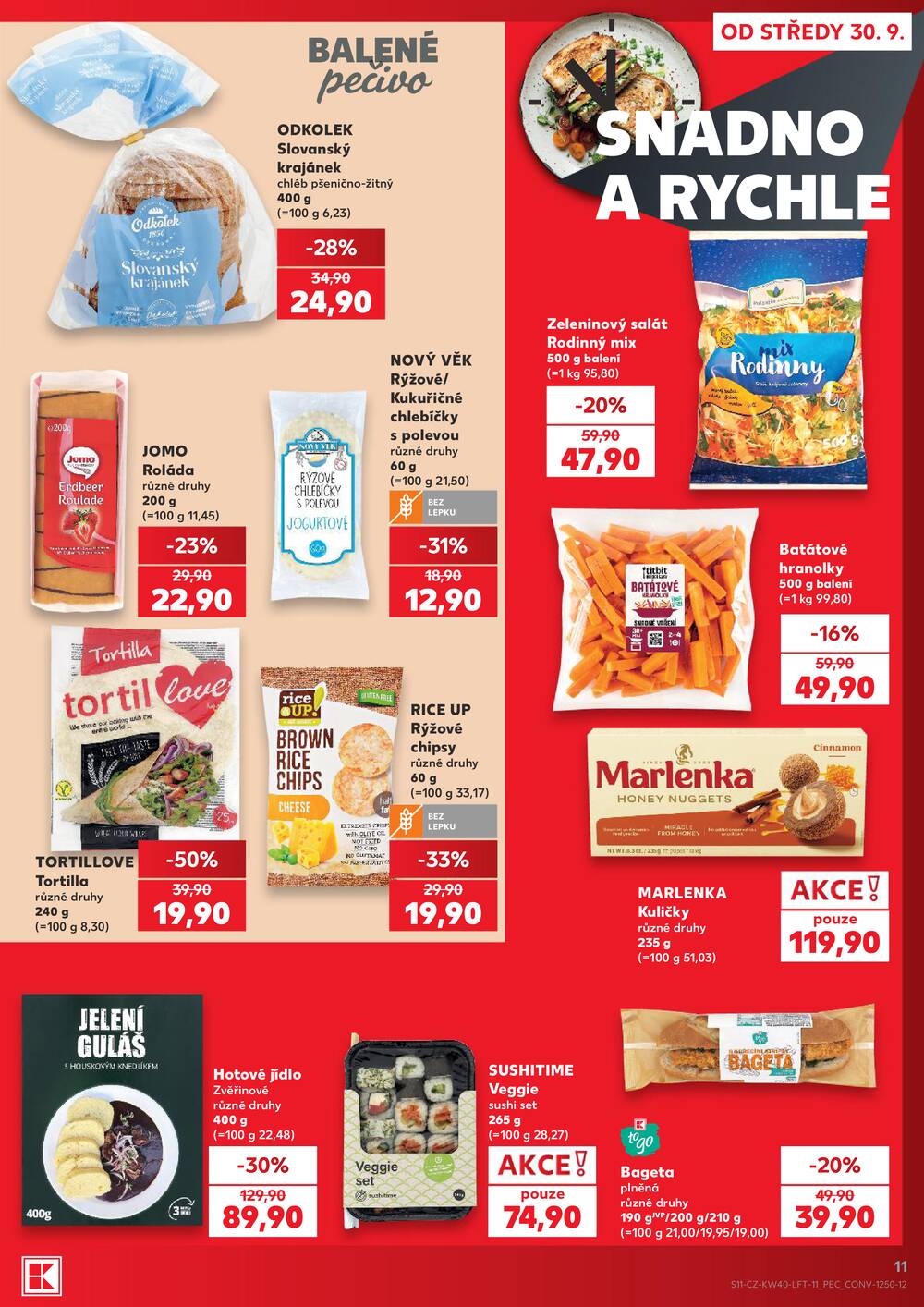 Kaufland 30.9. - 6.10. - Kaufland - Prostějov (Okružní ulice)