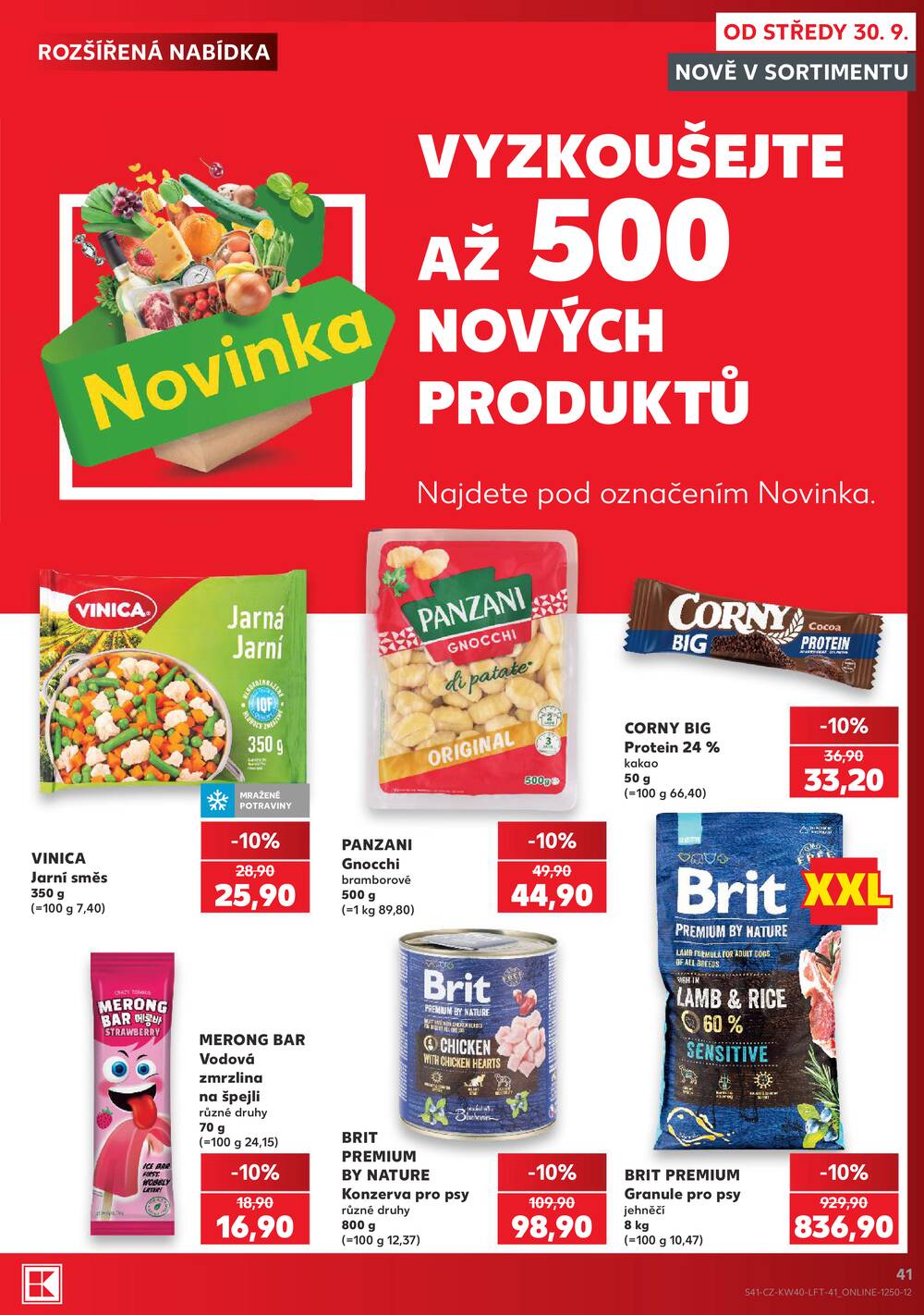 Kaufland 30.9. - 6.10. - Kaufland - Prostějov (Okružní ulice)