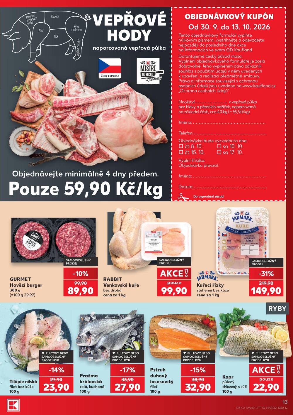 Kaufland 30.9. - 6.10. - Kaufland - Pardubice (S. K. Neumanna)