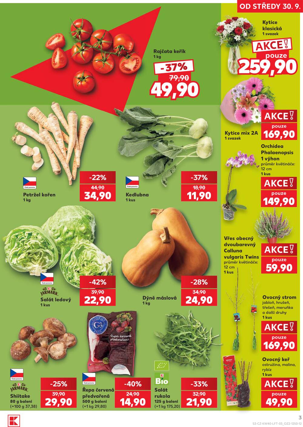 Leták Kaufland - Kaufland 30.9. - 6.10. - Kaufland - Litvínov - strana 3