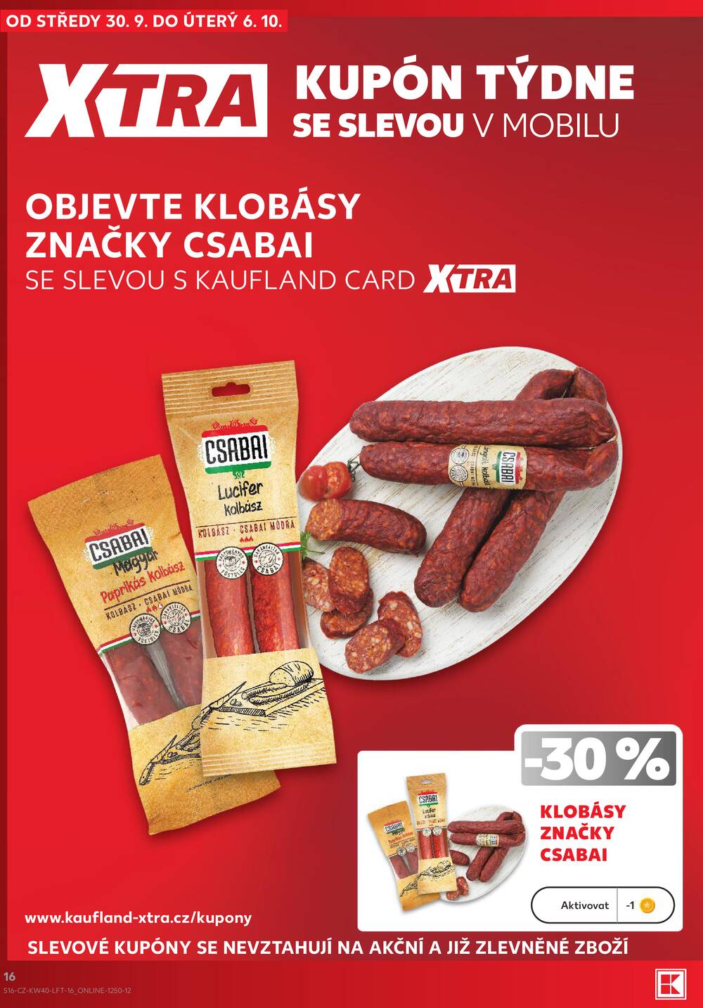 Kaufland 30.9. - 6.10. - Kaufland Moravská Třebová