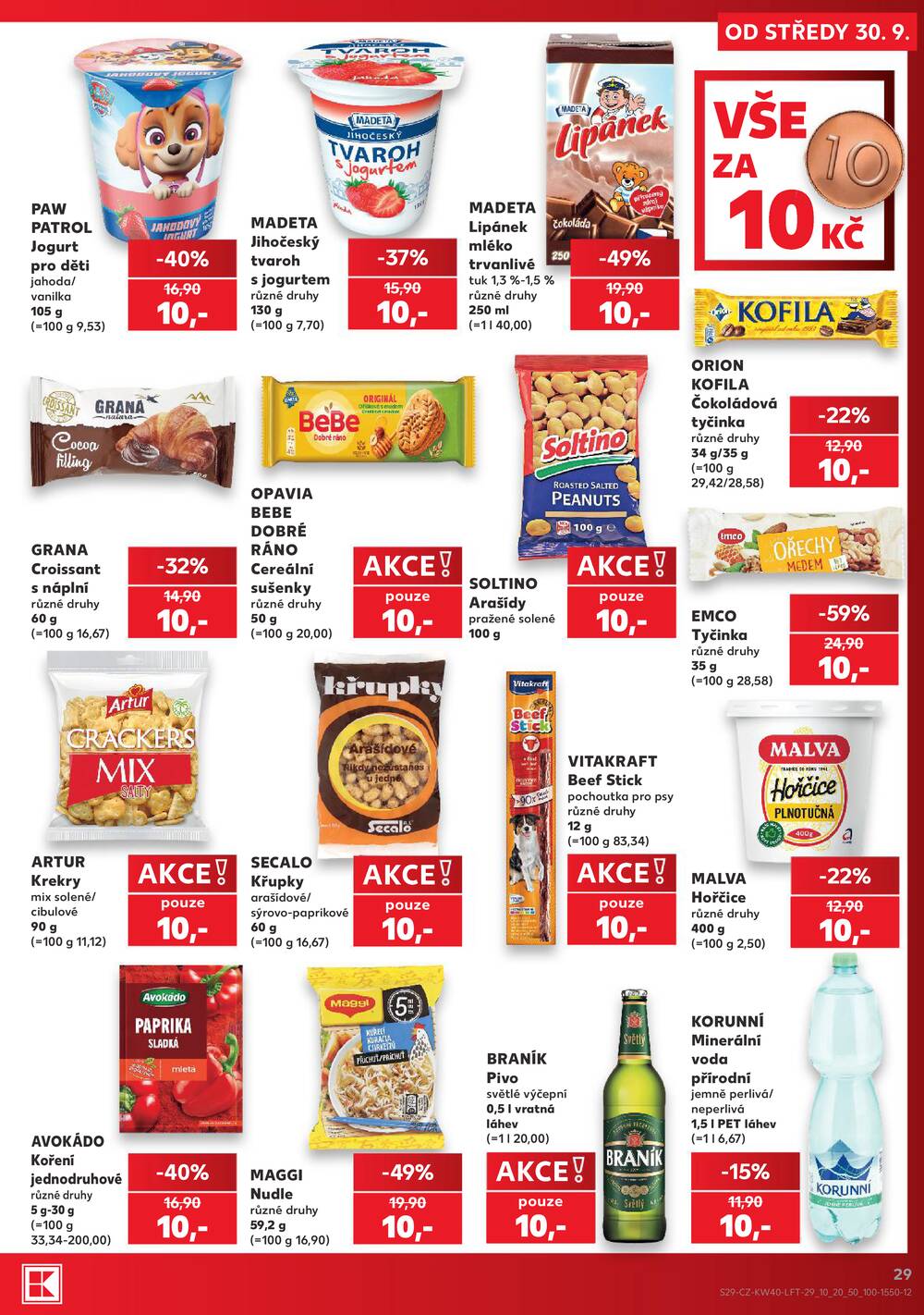 Kaufland 30.9. - 6.10. - Kaufland - Varnsdorf