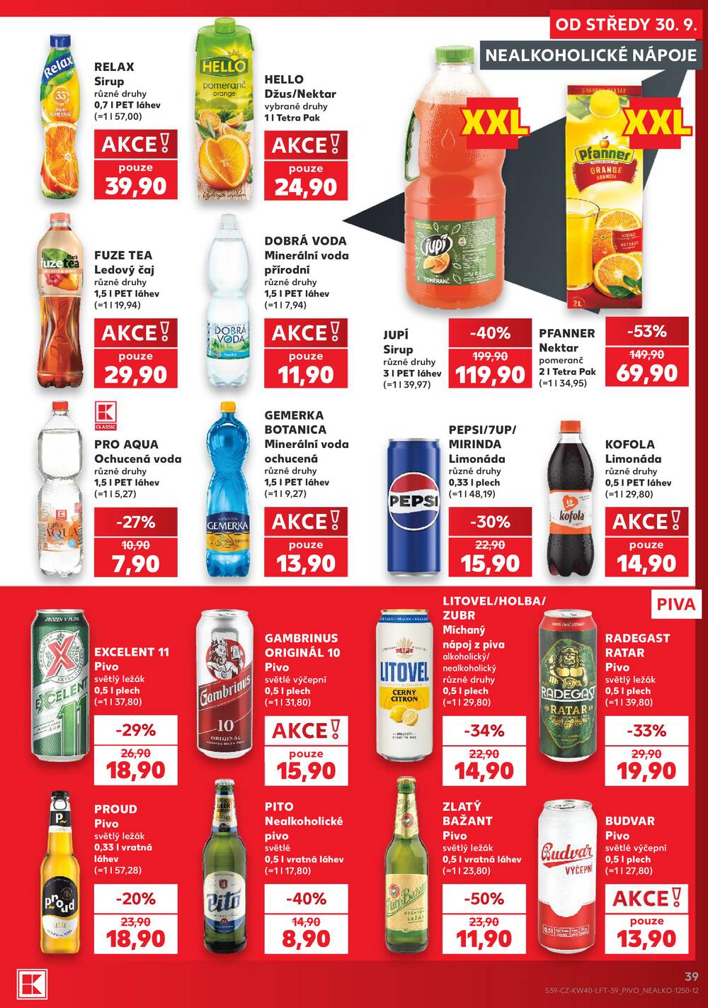 Kaufland 30.9. - 6.10. - Kaufland - Varnsdorf