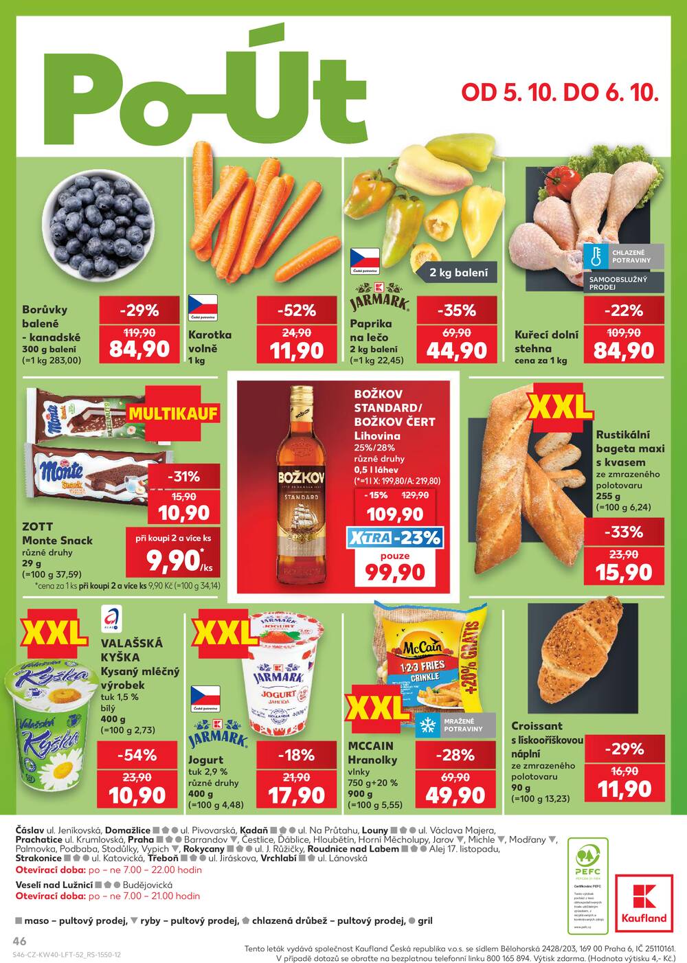 Kaufland 30.9. - 6.10. - Kaufland - Roudnice nad Labem