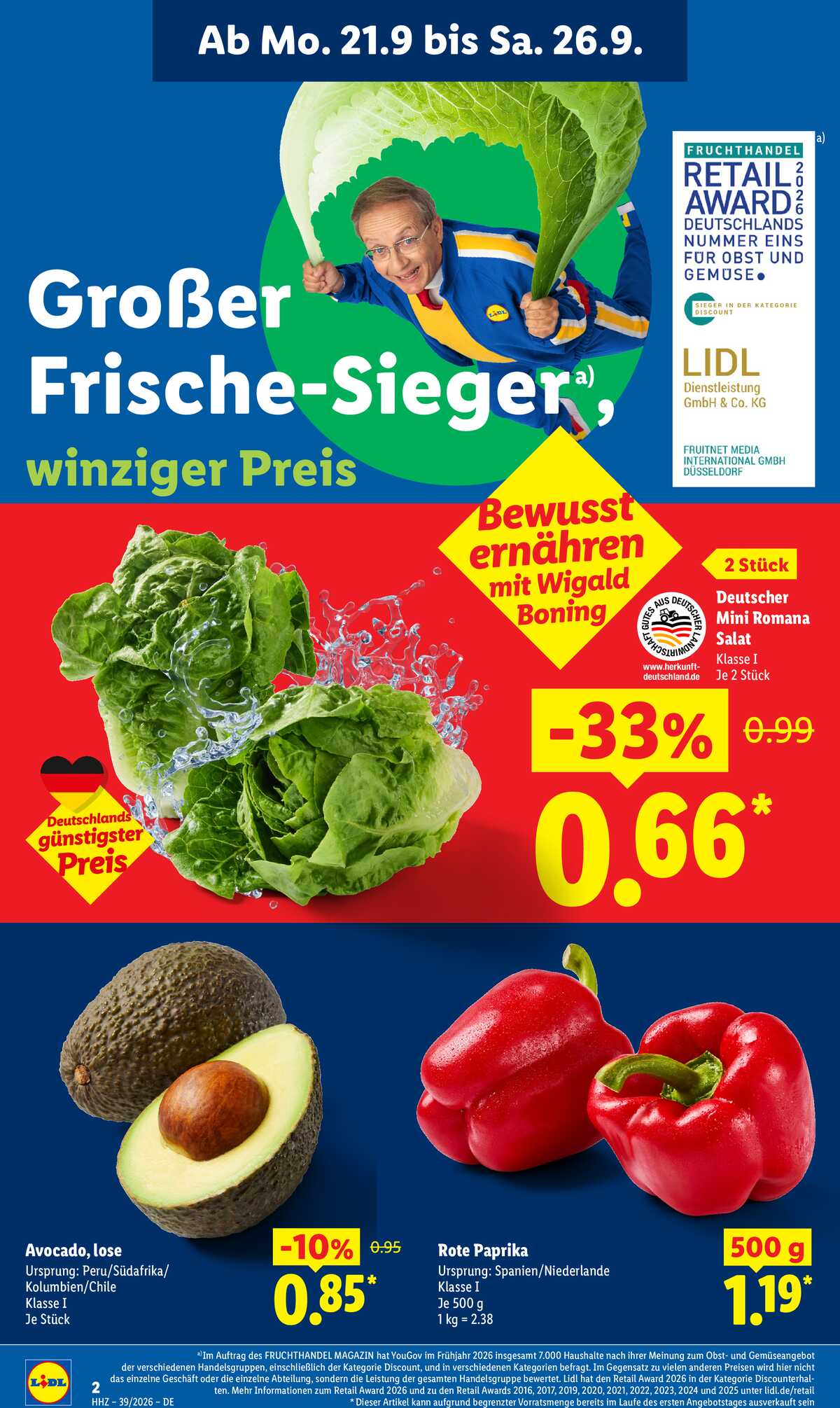 Leták Lidl Německo 21.9.-26.9.2026 strana 2