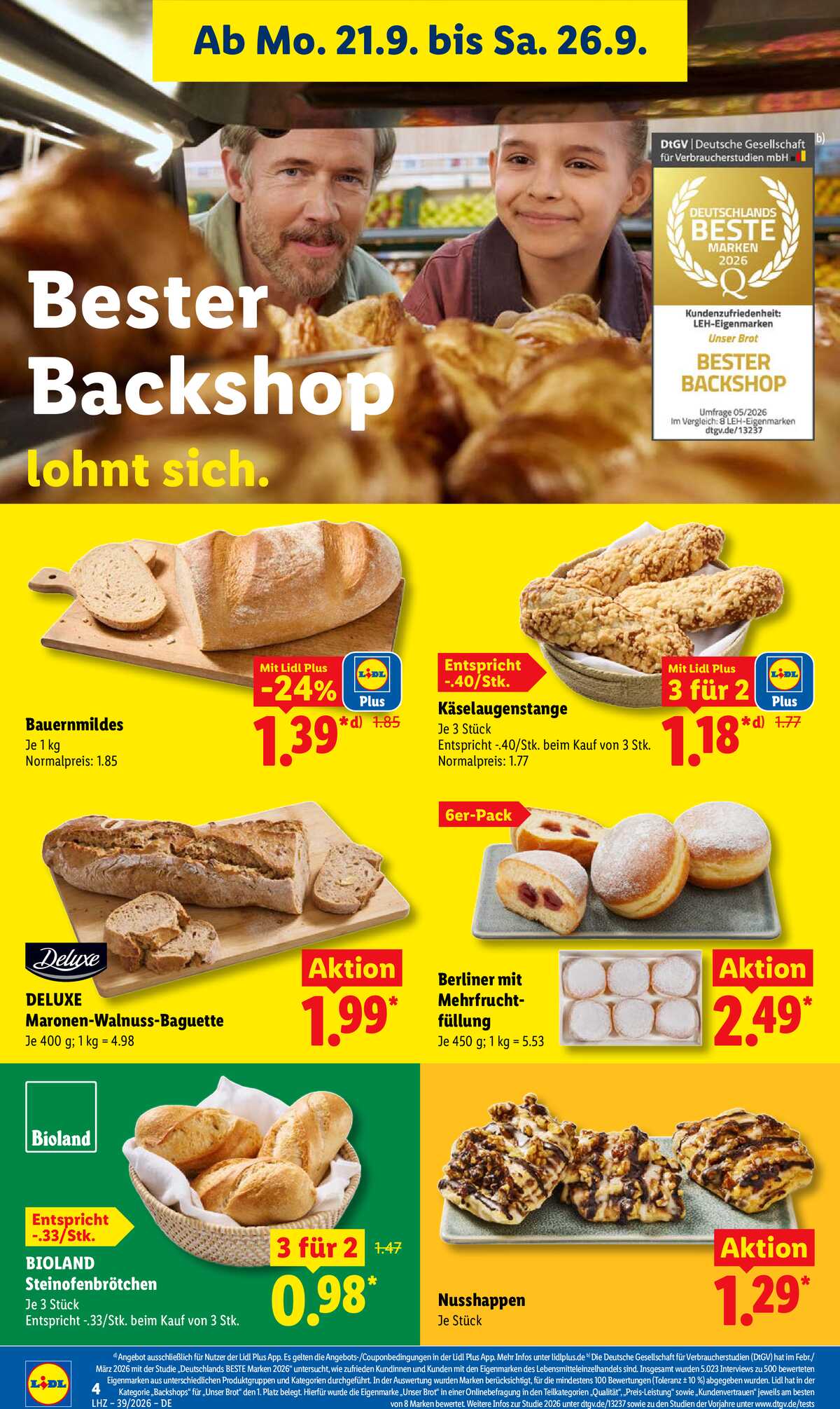 Leták Lidl Německo 21.9.-26.9.2026 strana 10
