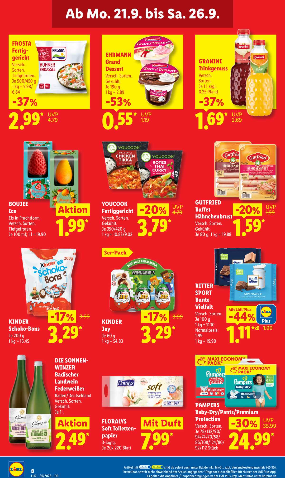 Leták Lidl Německo 21.9.-26.9.2026 strana 14