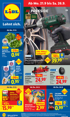 Leták Lidl Německo 21.9.-26.9.2026