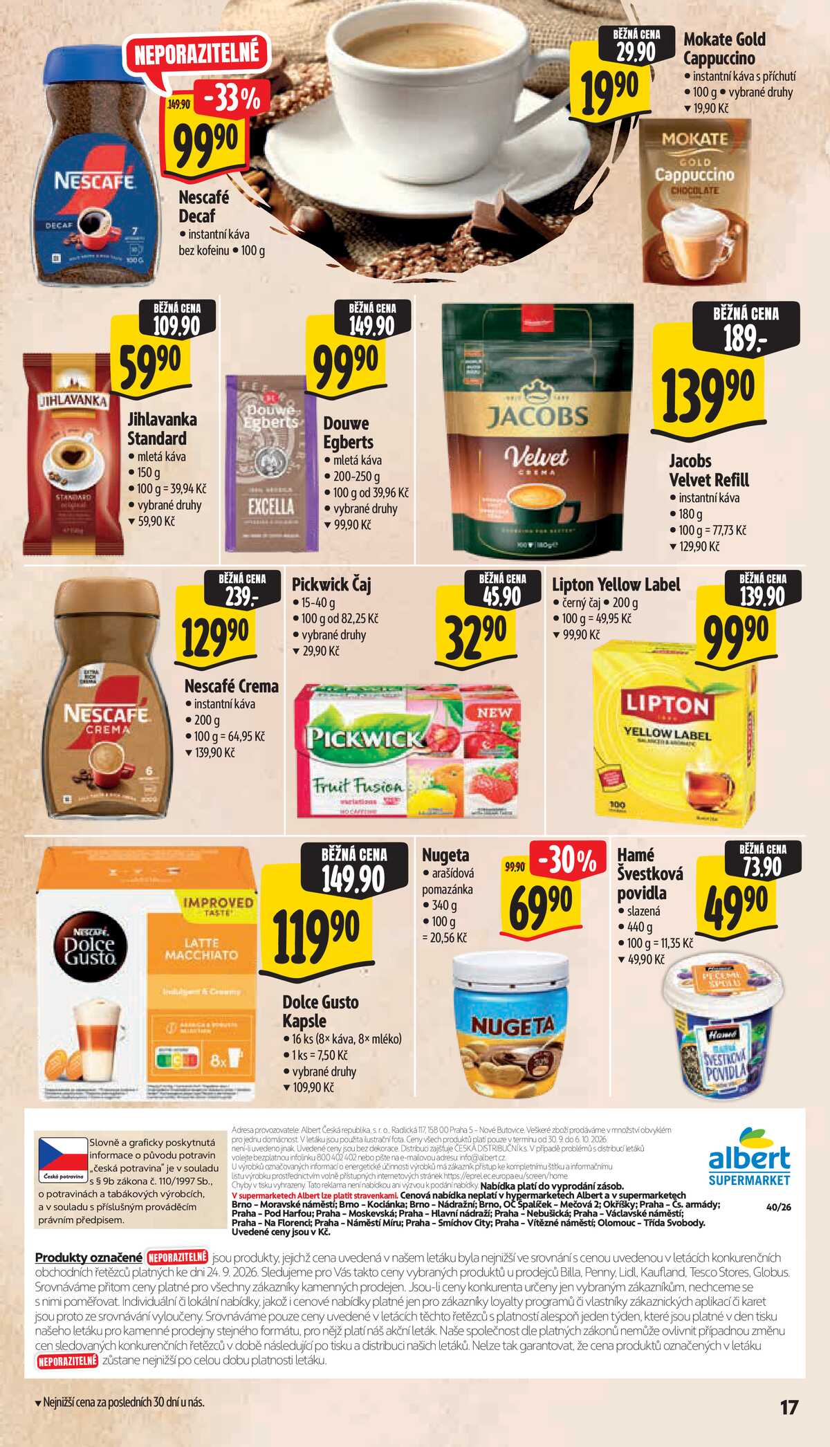 Albert Supermarket od 30.9. do 6.10.2026 strana 23