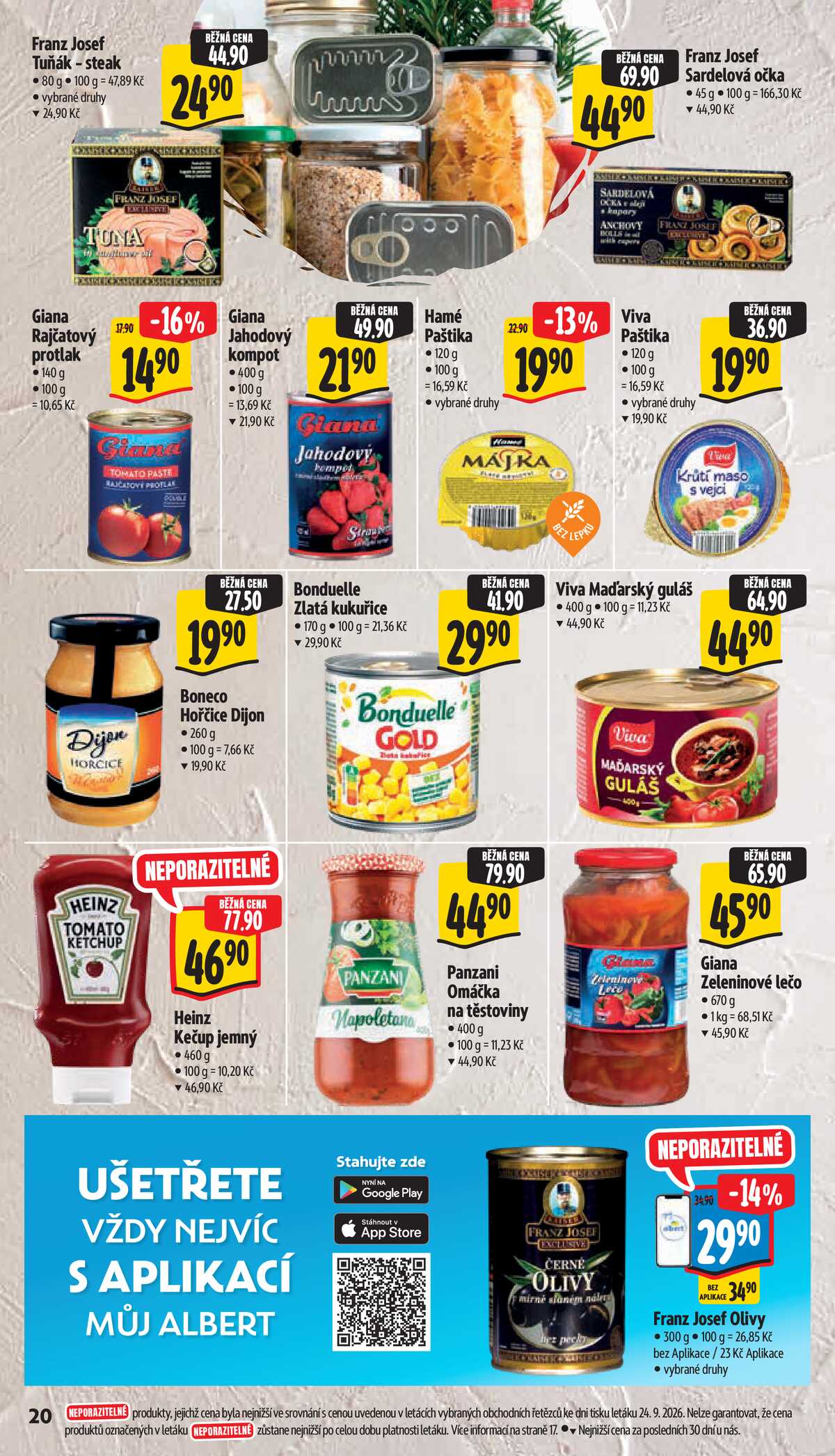 Albert Supermarket od 30.9. do 6.10.2026 strana 26