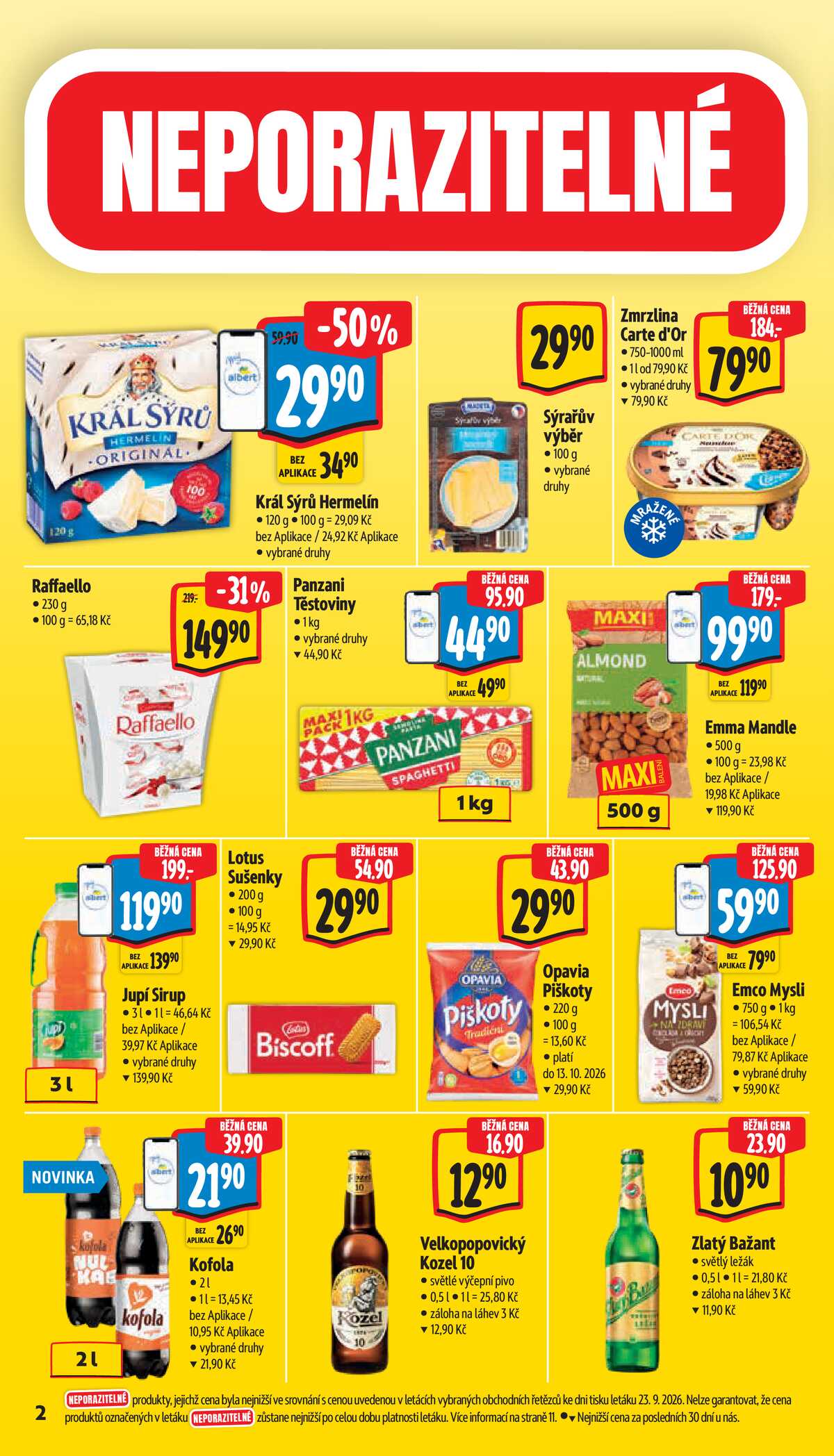 Albert  Hypermarket od 30.9. do 6.10.2026 strana 2