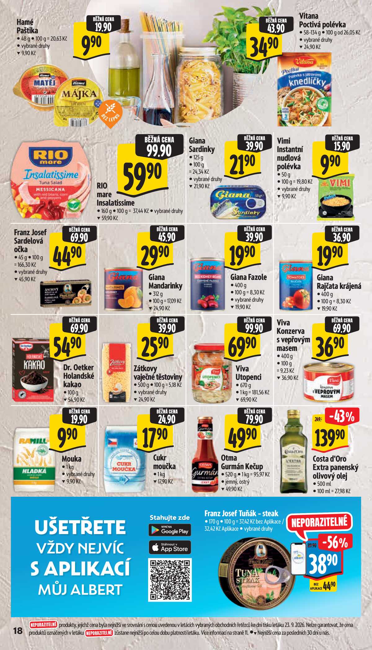 Albert  Hypermarket od 30.9. do 6.10.2026 strana 22