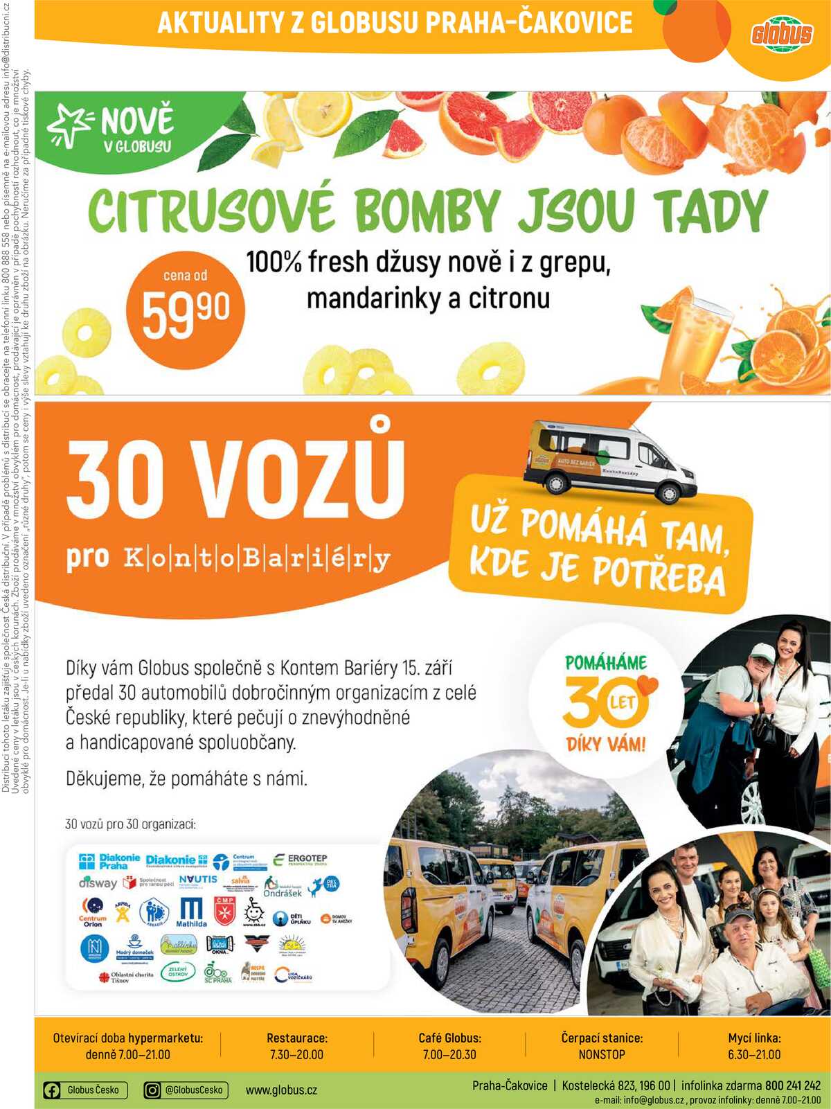 Akční leták Globus 30.9. - 6.10.2026 - Globus Praha - Čakovice strana 44