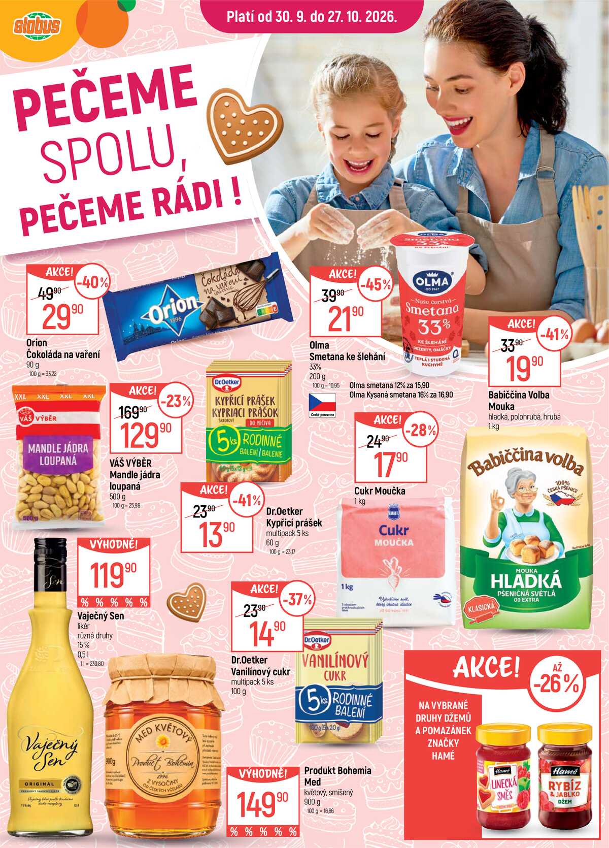 Akční leták Globus 30.9. - 27.10.2026 - Globus Praha - Zličín strana 1