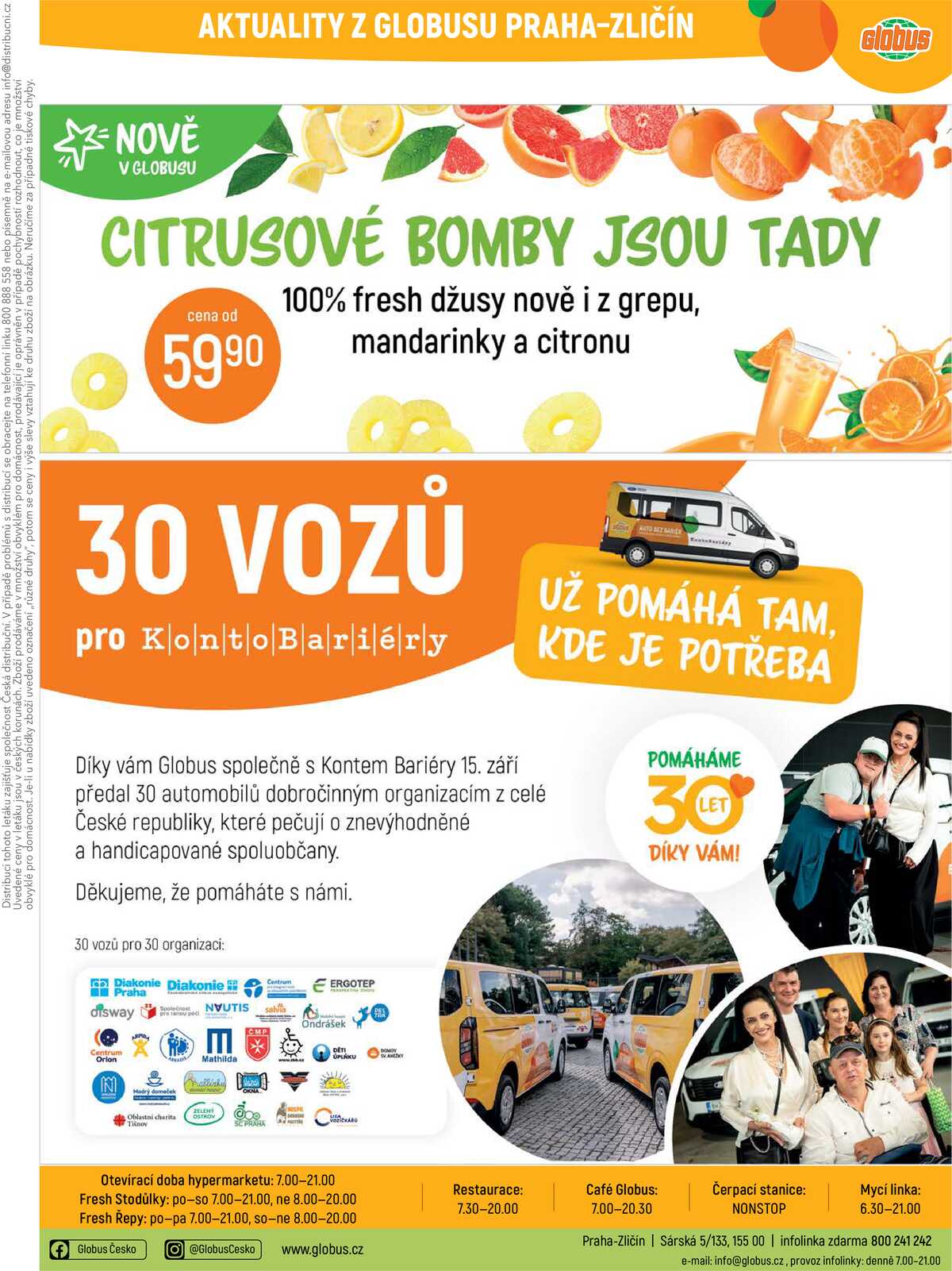 Akční leták Globus 30.9. - 6.10.2026 - Globus Praha - Zličín strana 44