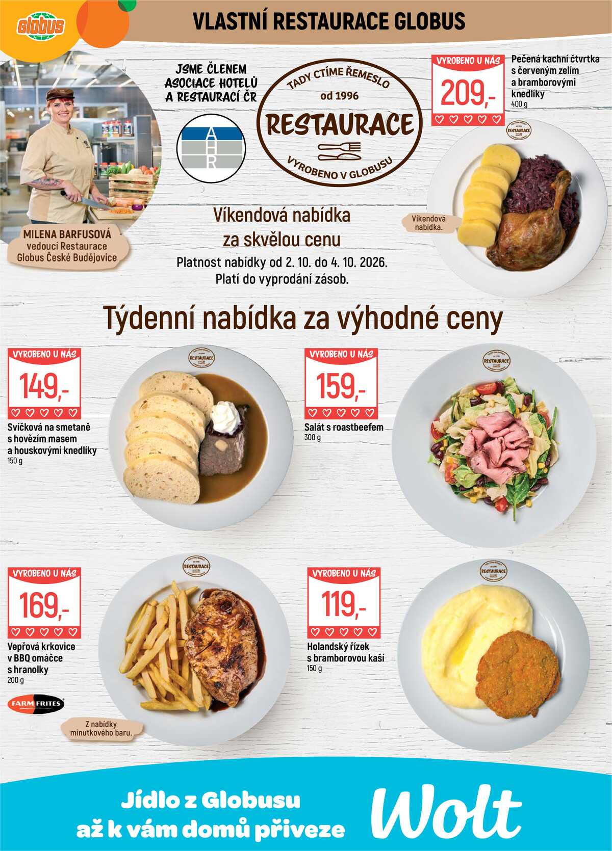 Akční leták Globus 30.9. - 6.10.2026 - Globus České Budějovice strana 7