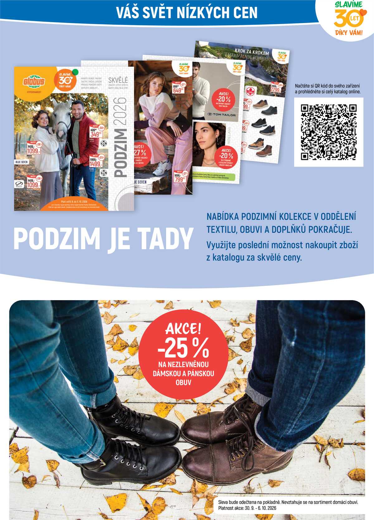 Akční leták Globus 30.9. - 6.10.2026 - Globus České Budějovice strana 41