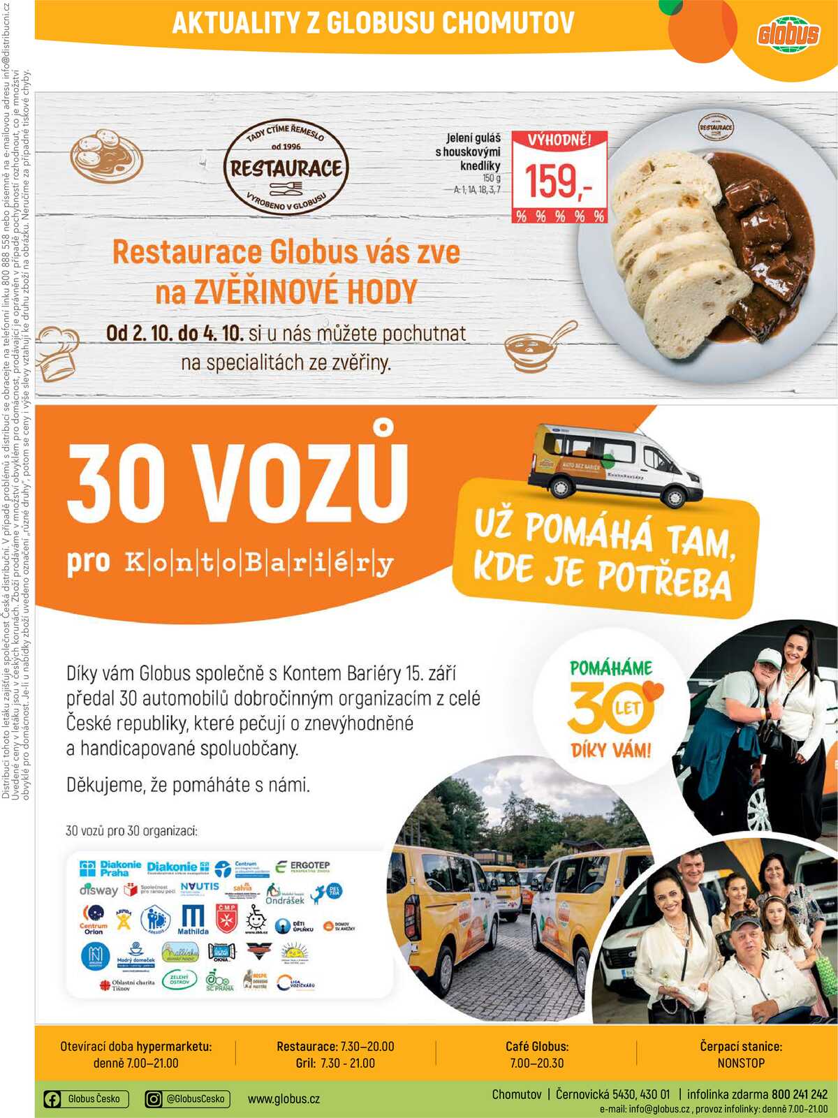 Akční leták Globus 30.9. - 6.10.2026 - Globus Chomutov strana 44