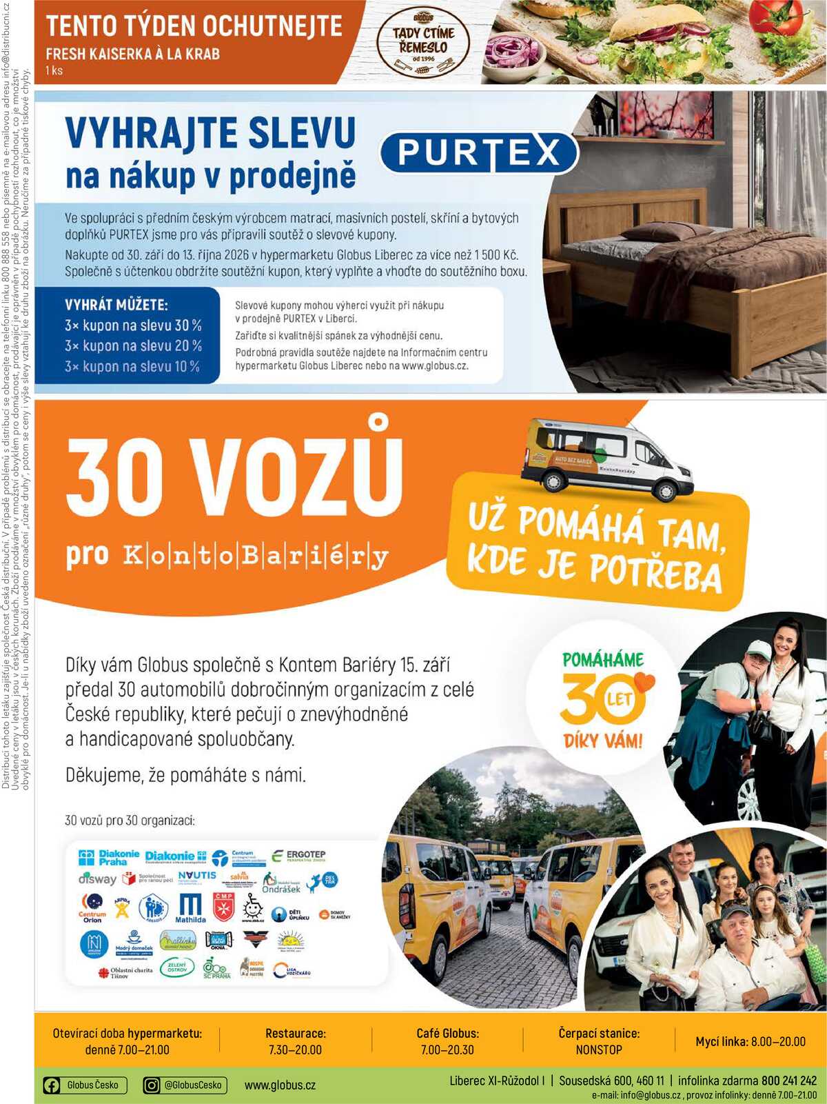 Akční leták Globus 30.9. - 6.10.2026 - Globus Liberec strana 44