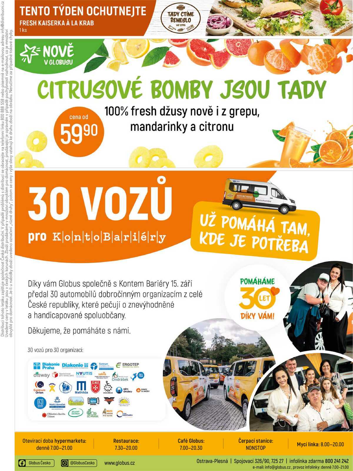 Akční leták Globus 30.9. - 6.10.2026 - Globus Ostrava strana 44