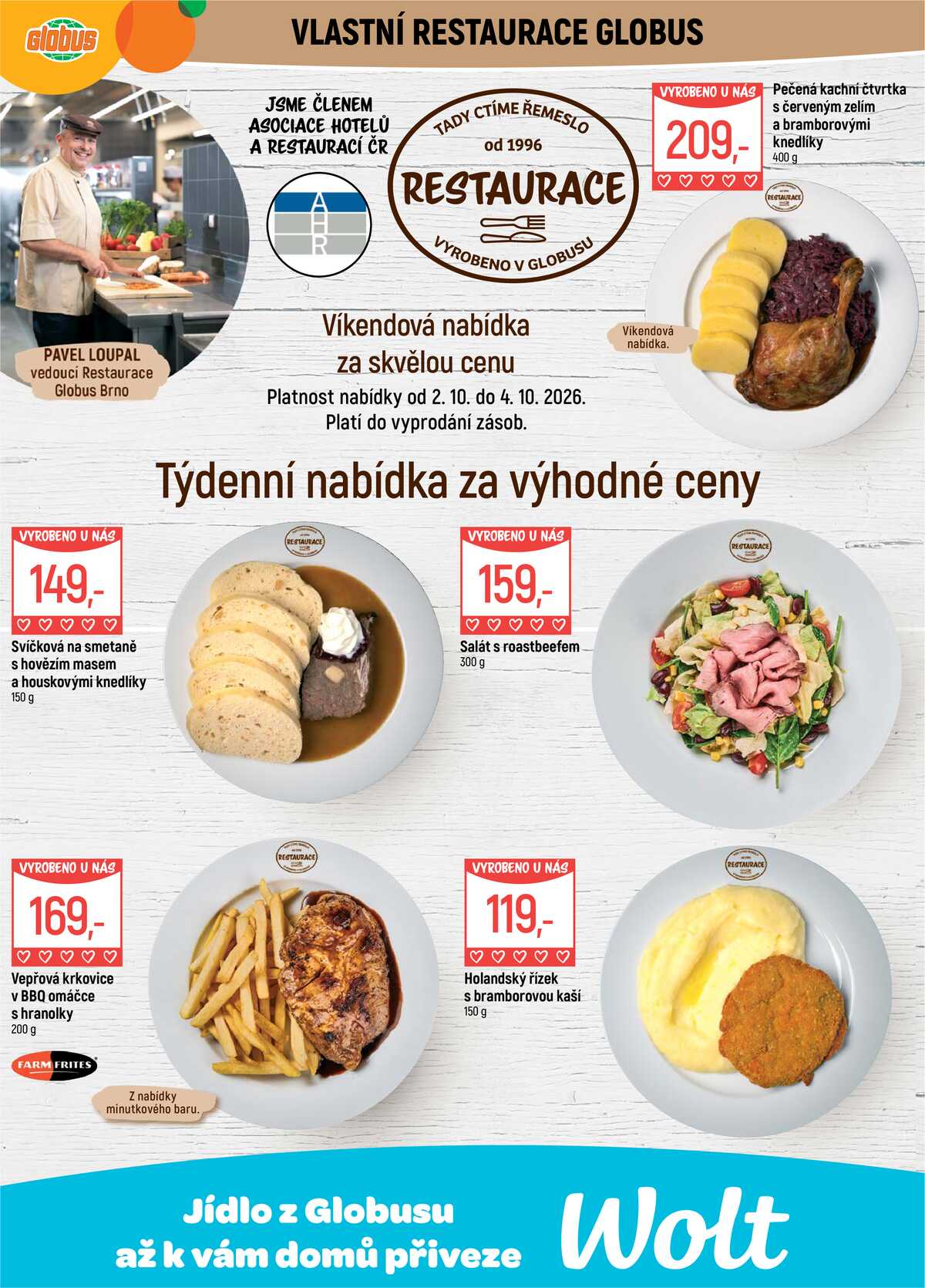 Akční leták Globus 30.9. - 6.10.2026 - Globus Brno Ivanovice strana 7