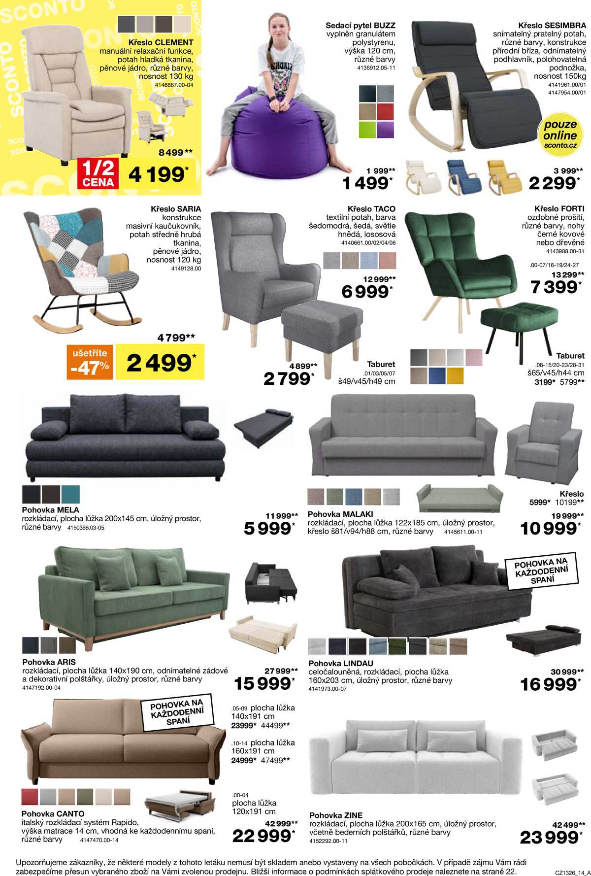 Sconto nábytek od 14.10. do 10.11.2026 strana 14