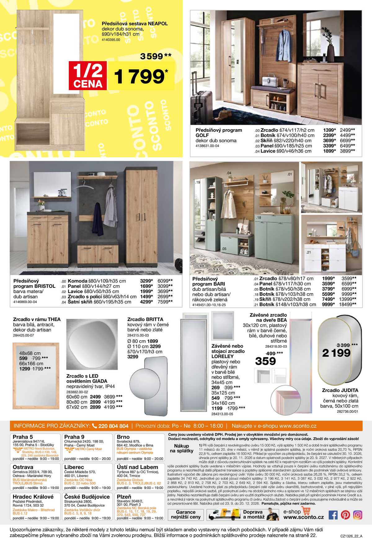 Sconto nábytek od 14.10. do 10.11.2026 strana 22