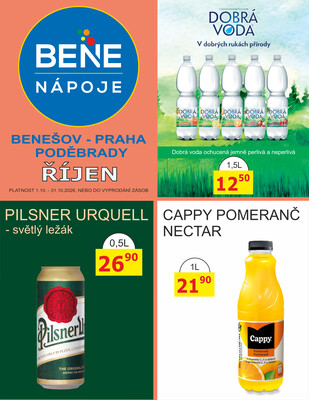 BENE NÁPOJE letáky