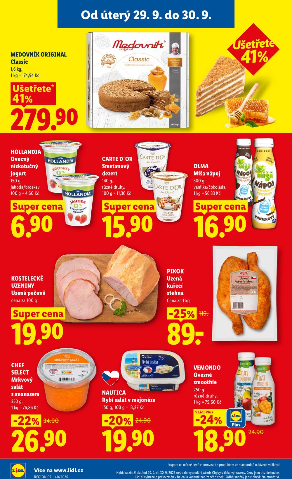 Lidl od 29.9. do 30.9.2026