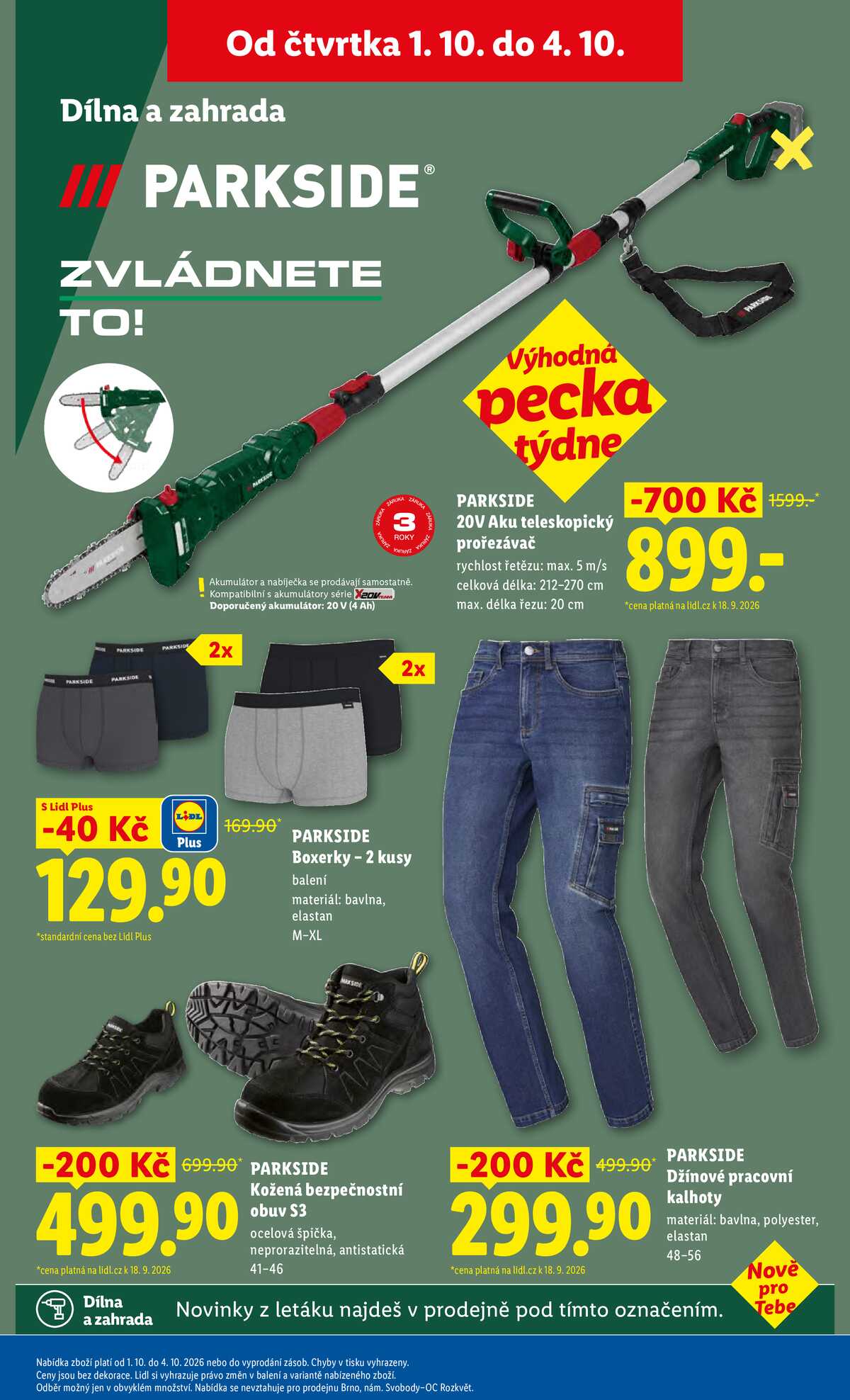 Lidl Spotřební zboží 29.9. - 4.10. strana 14